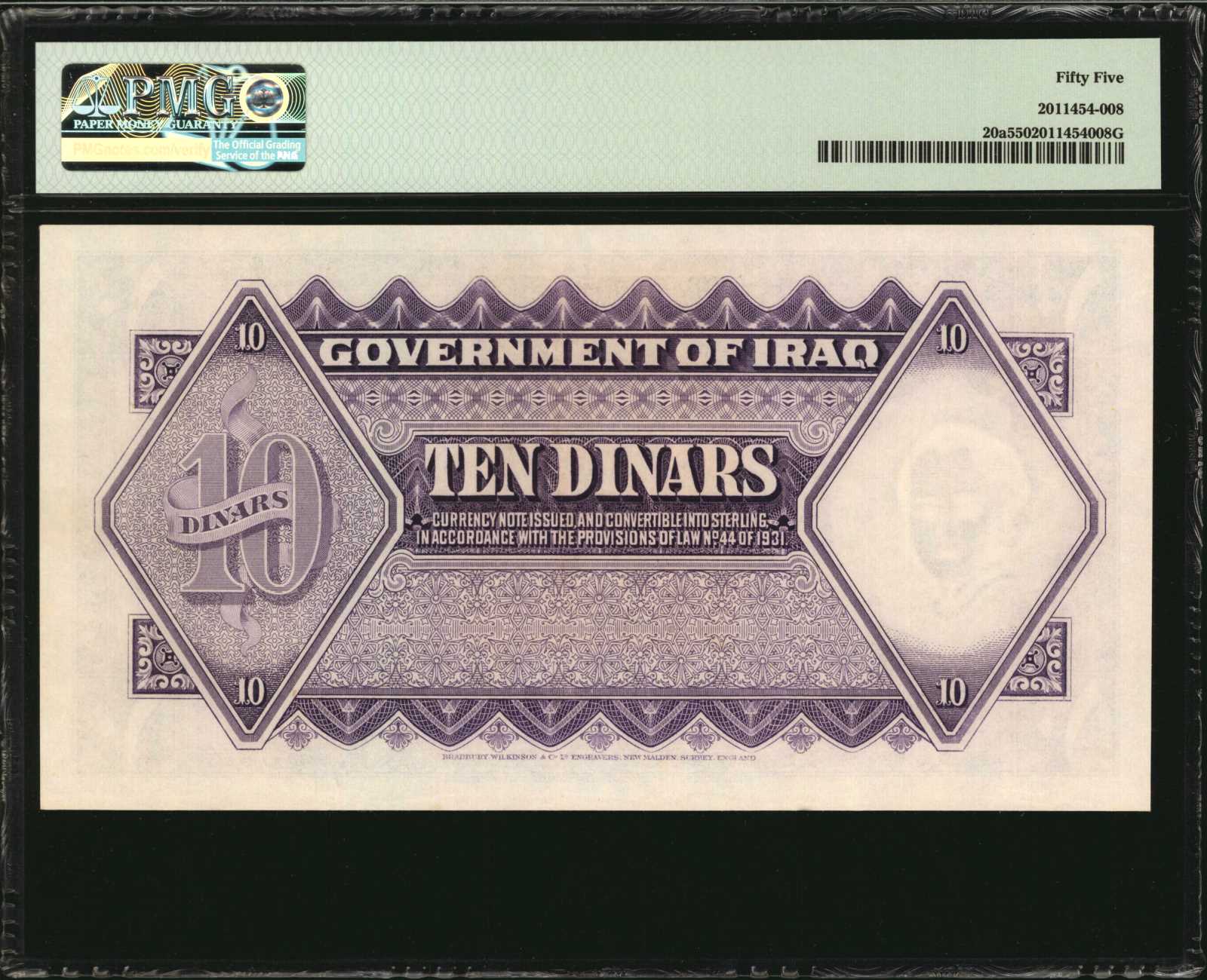 image for: Iraq  10 dinars(B122bs)