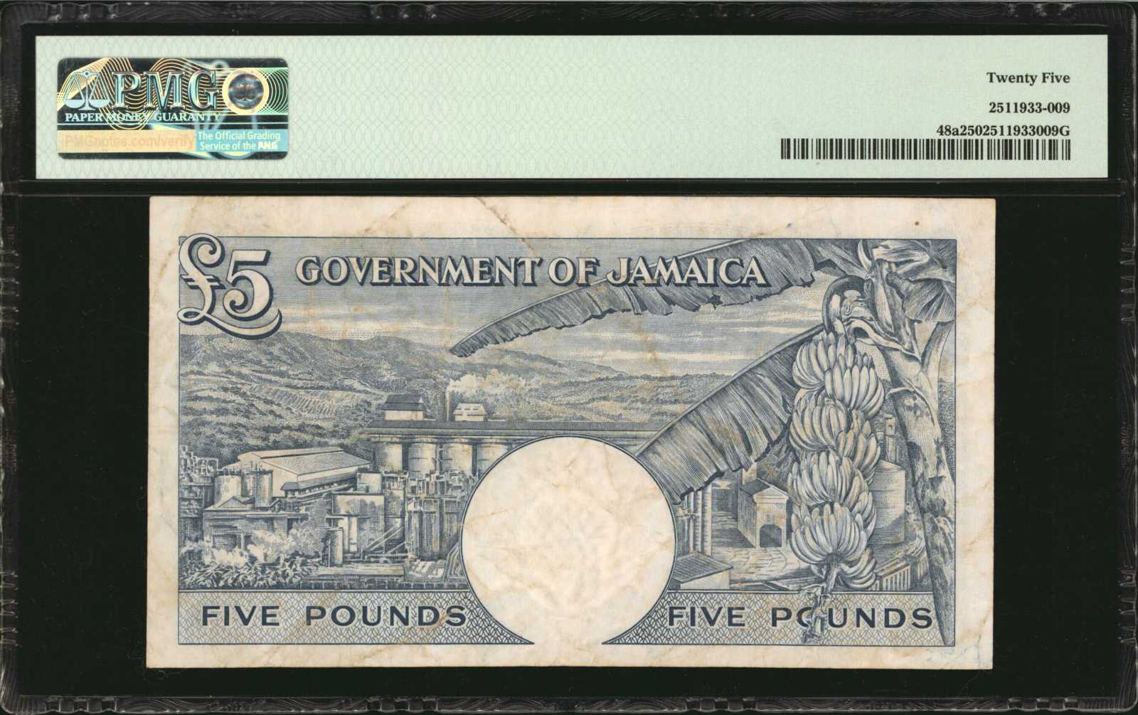 image for: Jamaica  5 pounds (B116b)