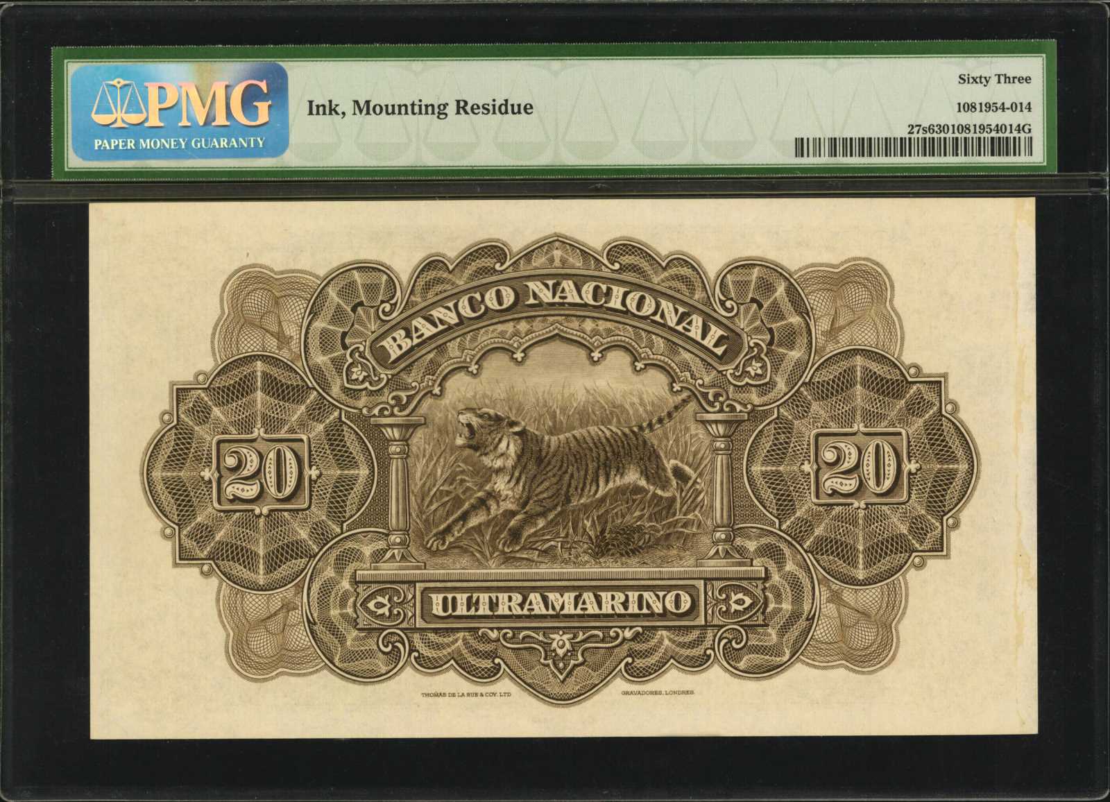 image for: Portuguese India  20 rupias(B315at)
