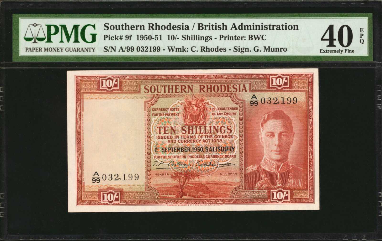 10.1.1950 10TH JANUARY, 1950 Sig 16: Footman/Strachan Prefix A/77 - A/79 