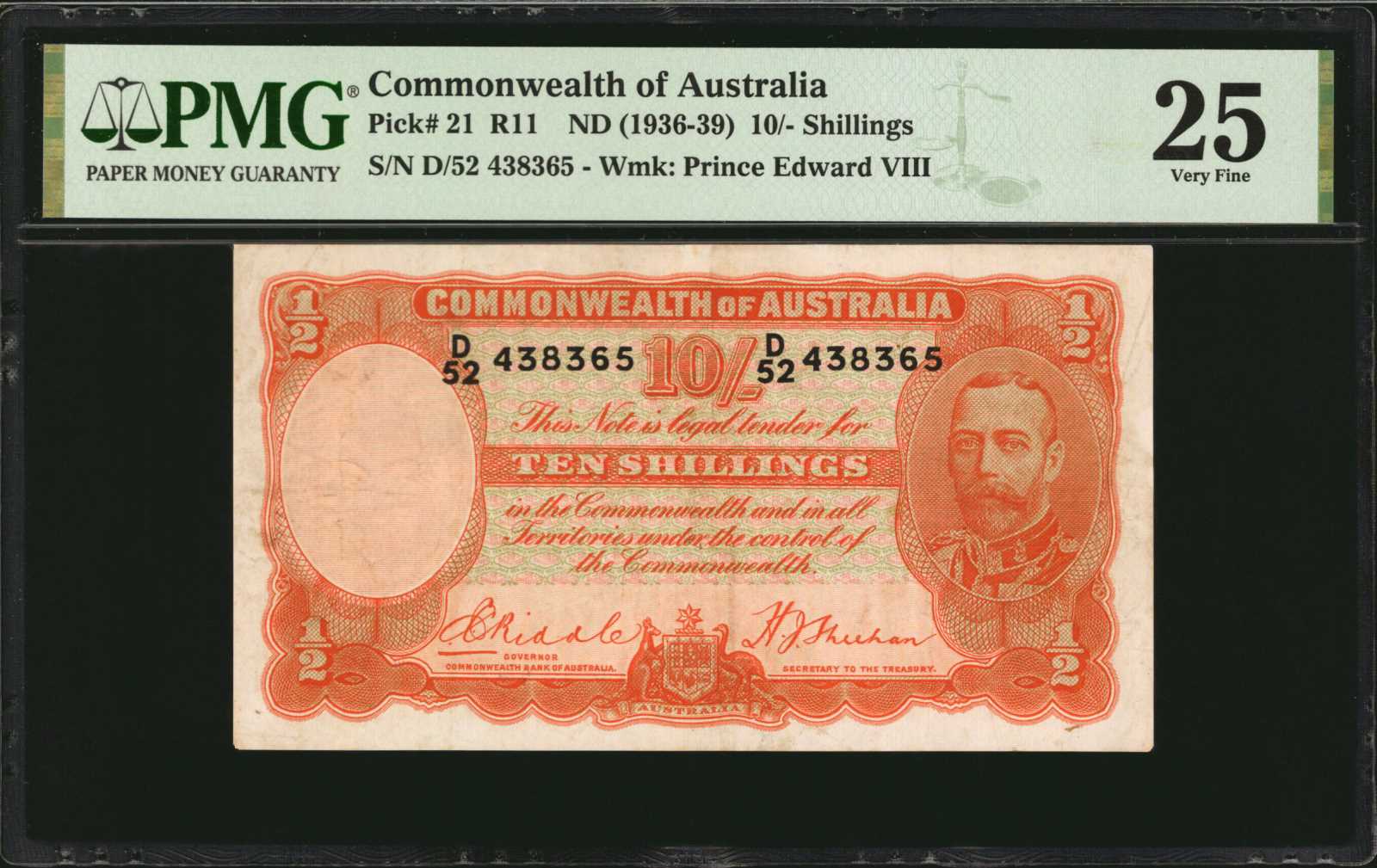 image for: Australia  10 shillings(B125as)