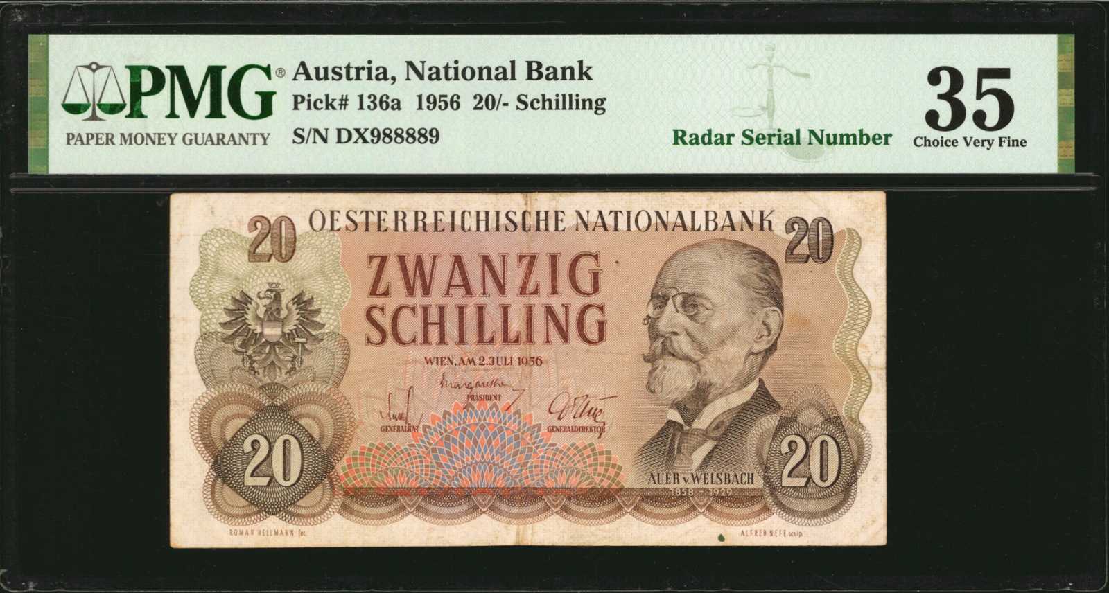 image for: Austria  20 schilling (B240a)