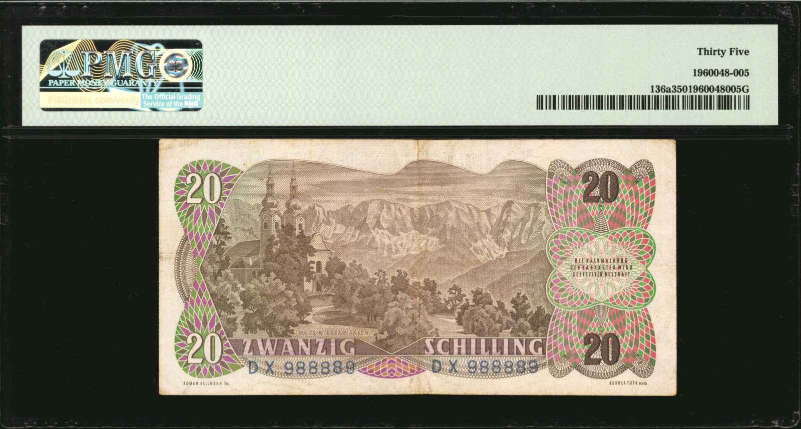 image for: Austria  20 schilling (B240a)