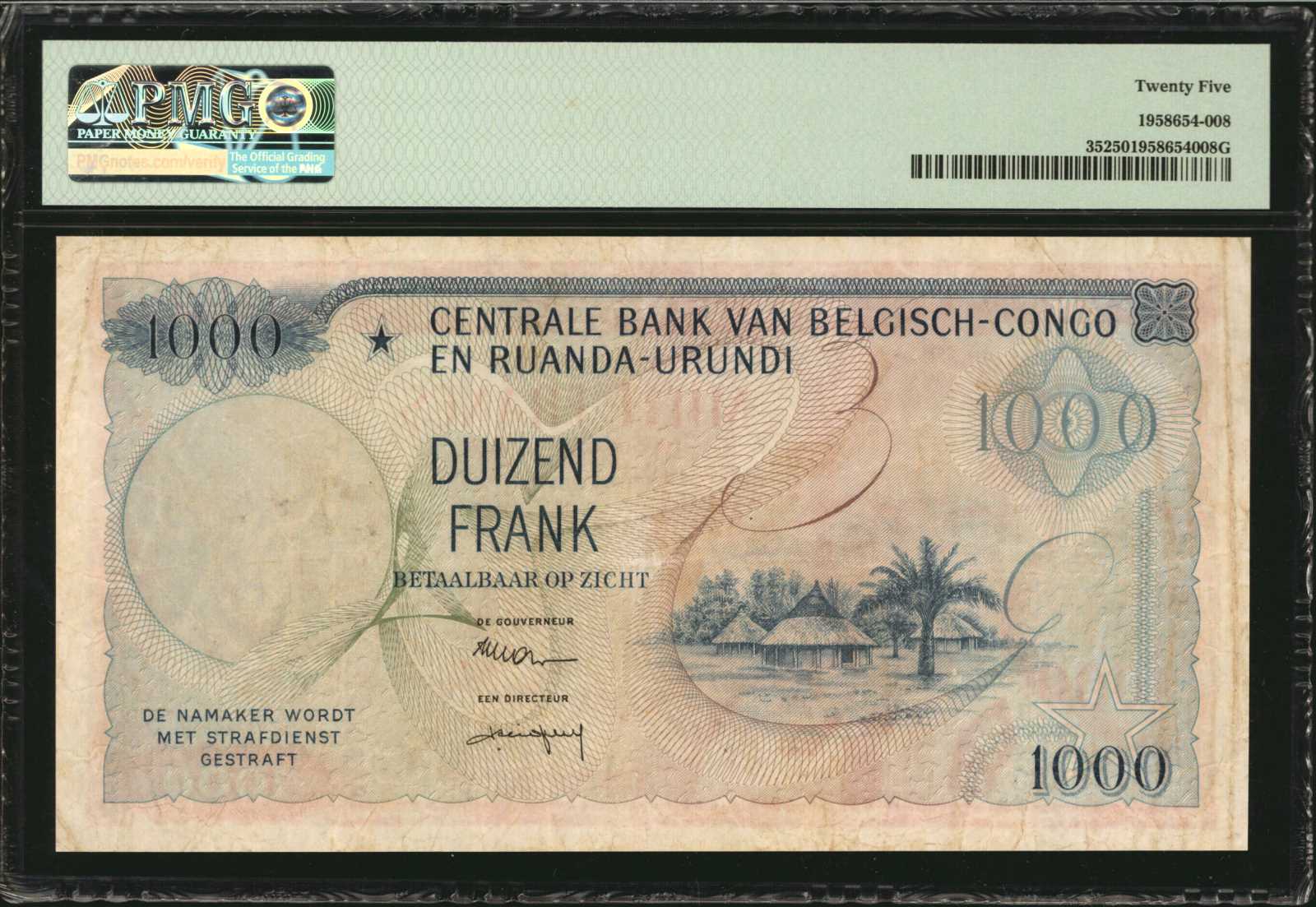 image for: Belgian Congo  1,000 francs(B315as2)