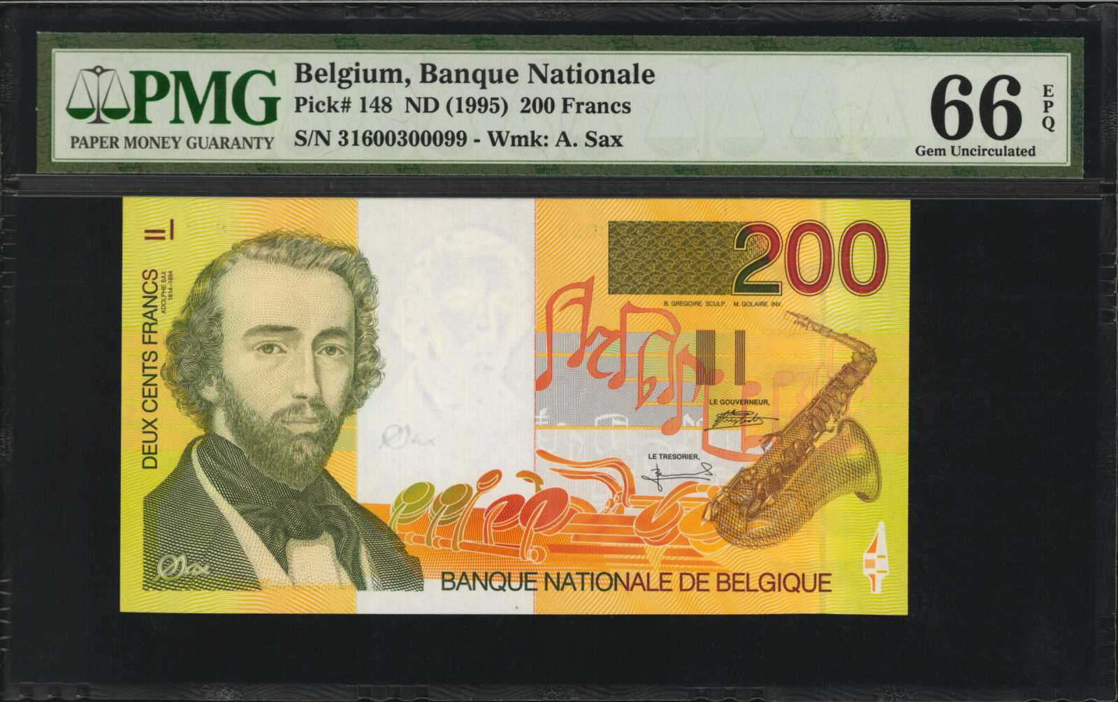 image for: Belgium  200 francs (B591a)