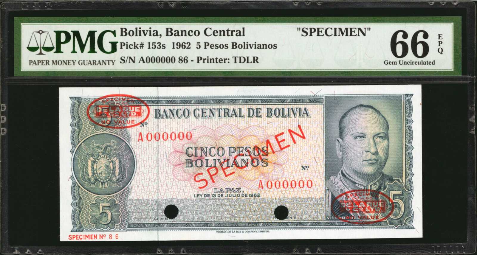 image for: Bolivia  100 pesos bolivianos = 100,000 bolivianos(B346as2)