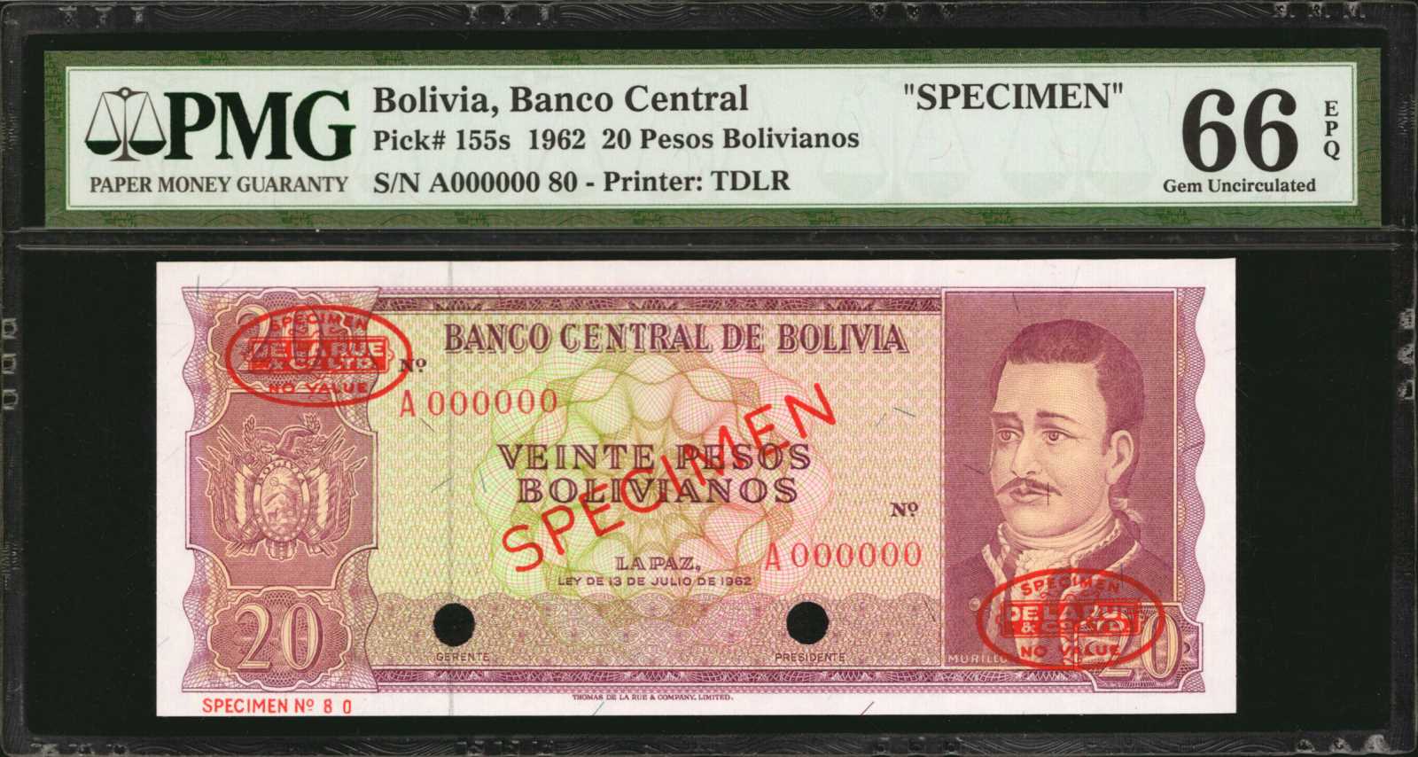 image for: Bolivia  1 peso boliviano = 1,000 bolivianos(B341a)