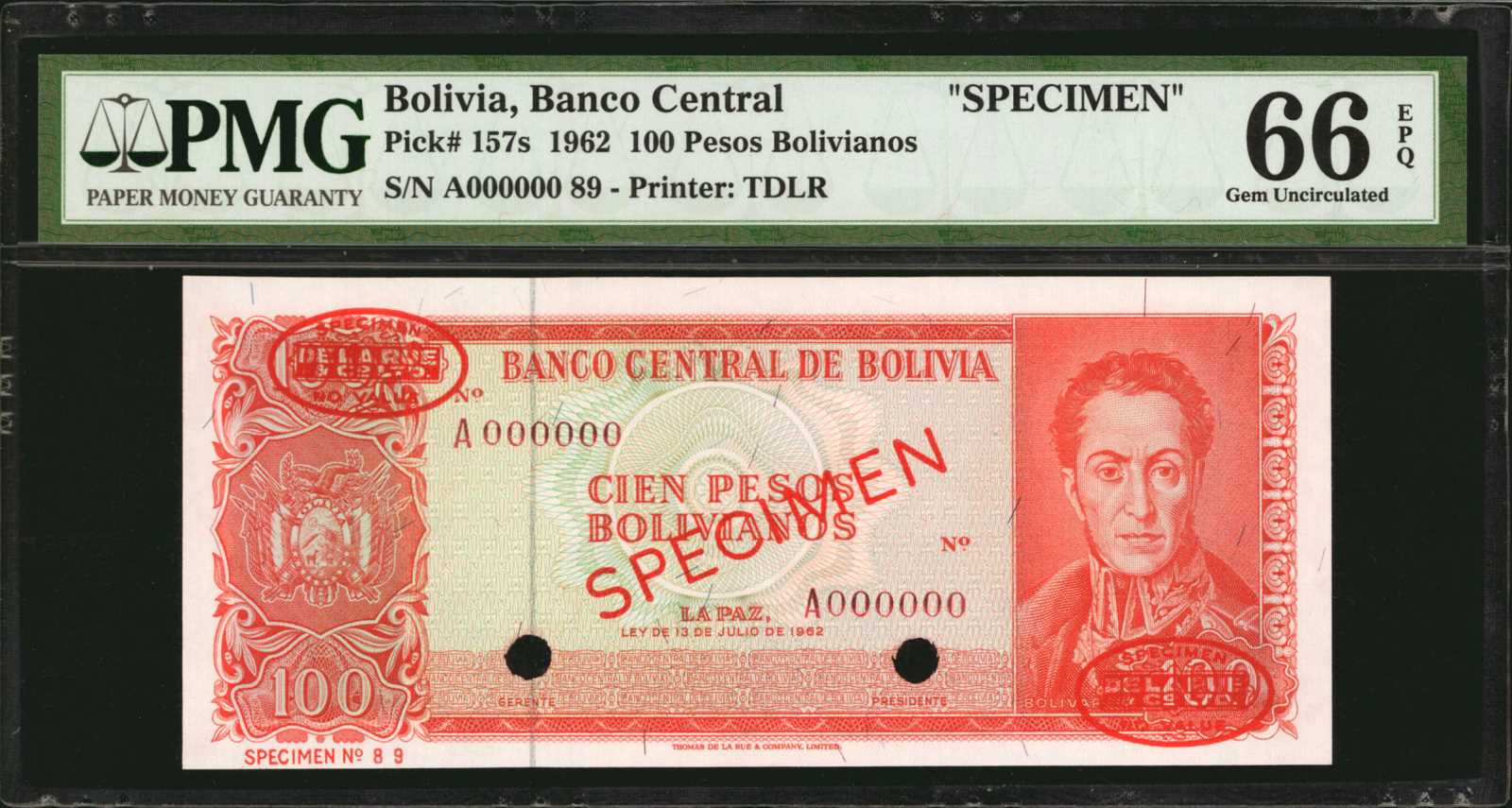 image for: Bolivia  1 peso boliviano = 1,000 bolivianos(B341a)