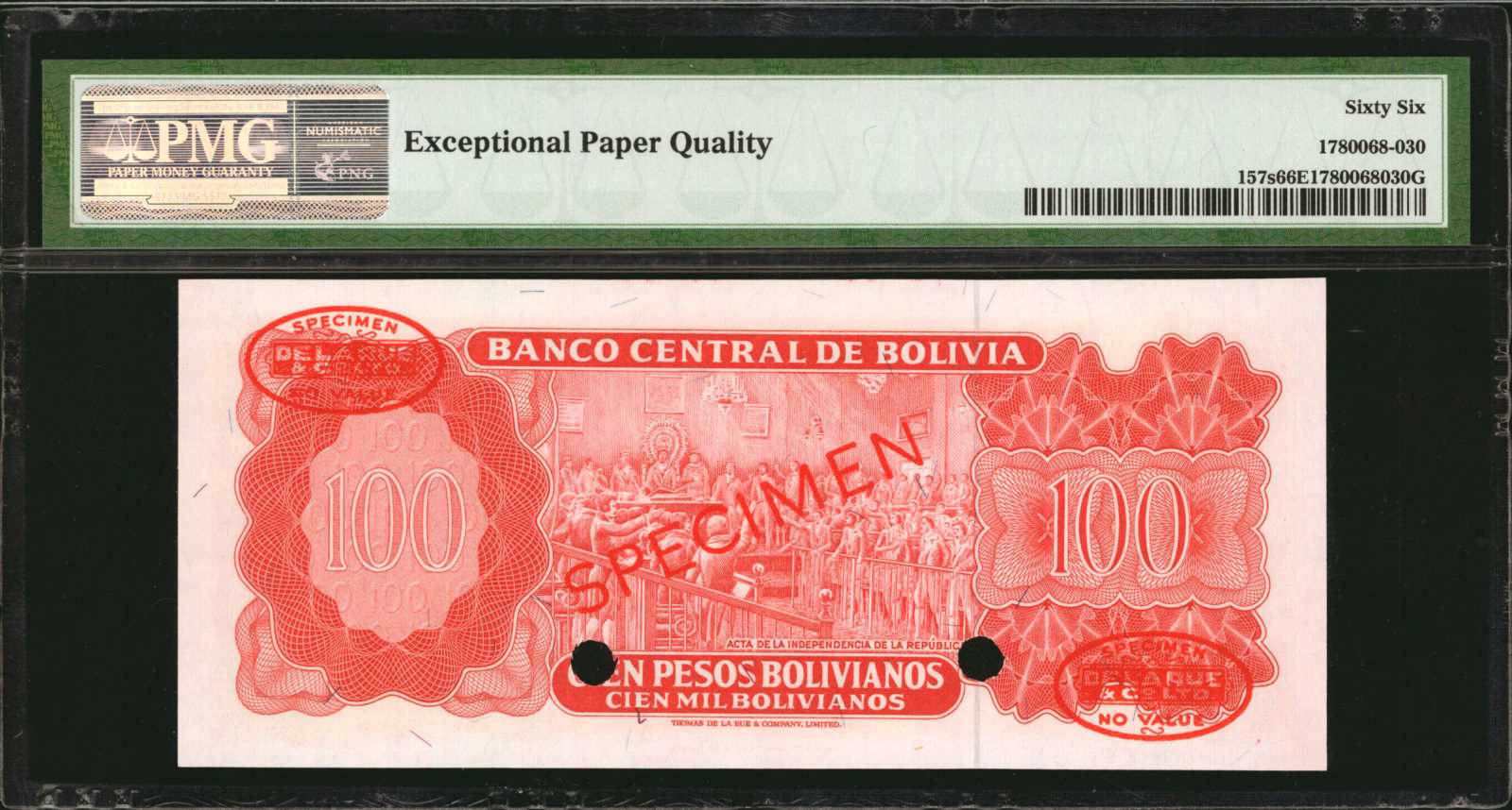 image for: Bolivia  5 pesos bolivianos = 5,000 bolivianos(B342f)
