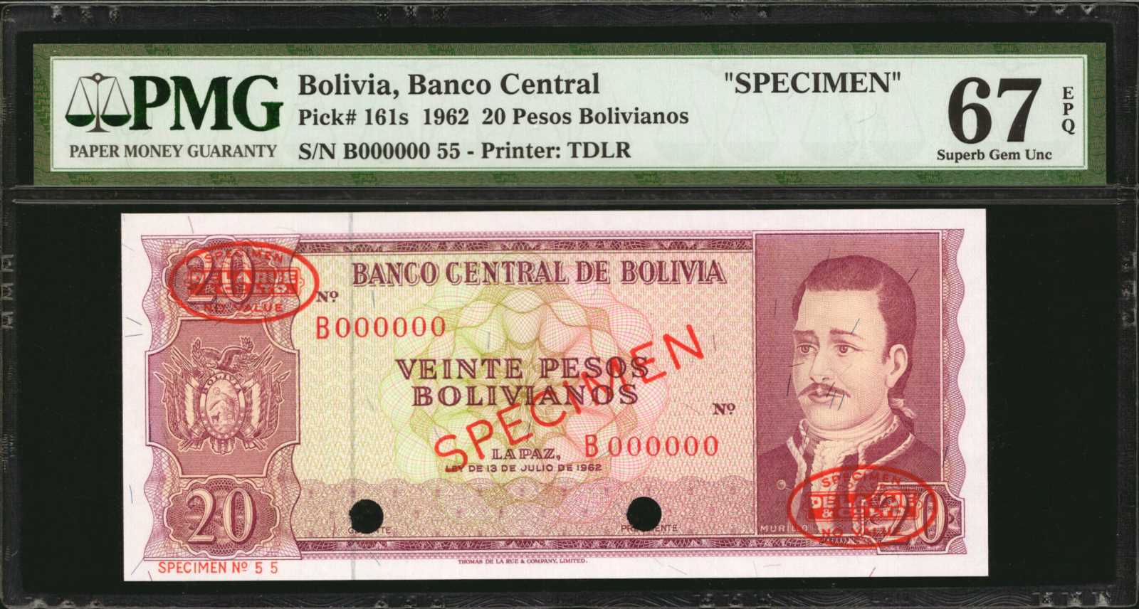 image for: Bolivia  100 pesos bolivianos(B350ss)