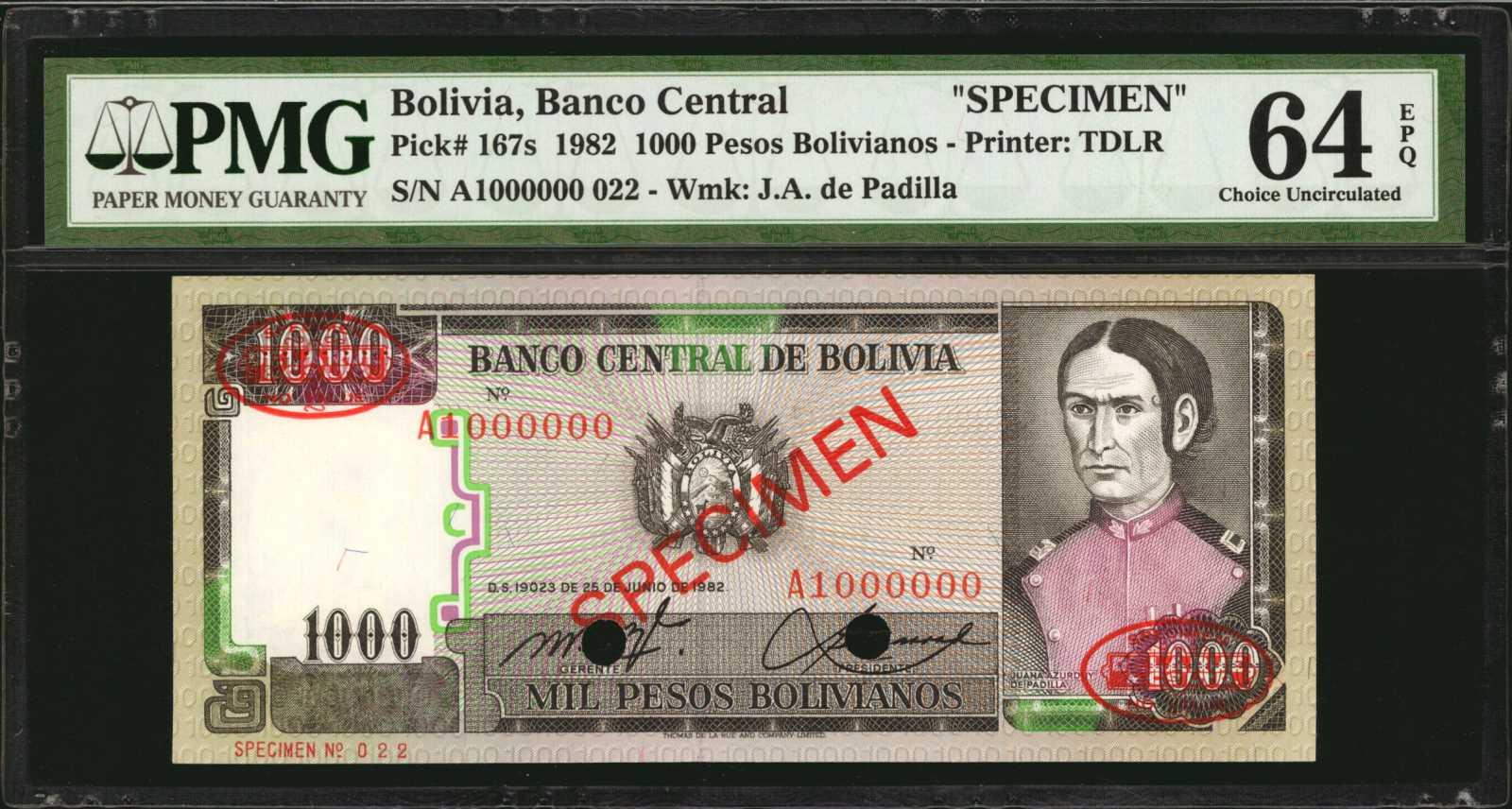 image for: Bolivia  100 pesos bolivianos(B350p)