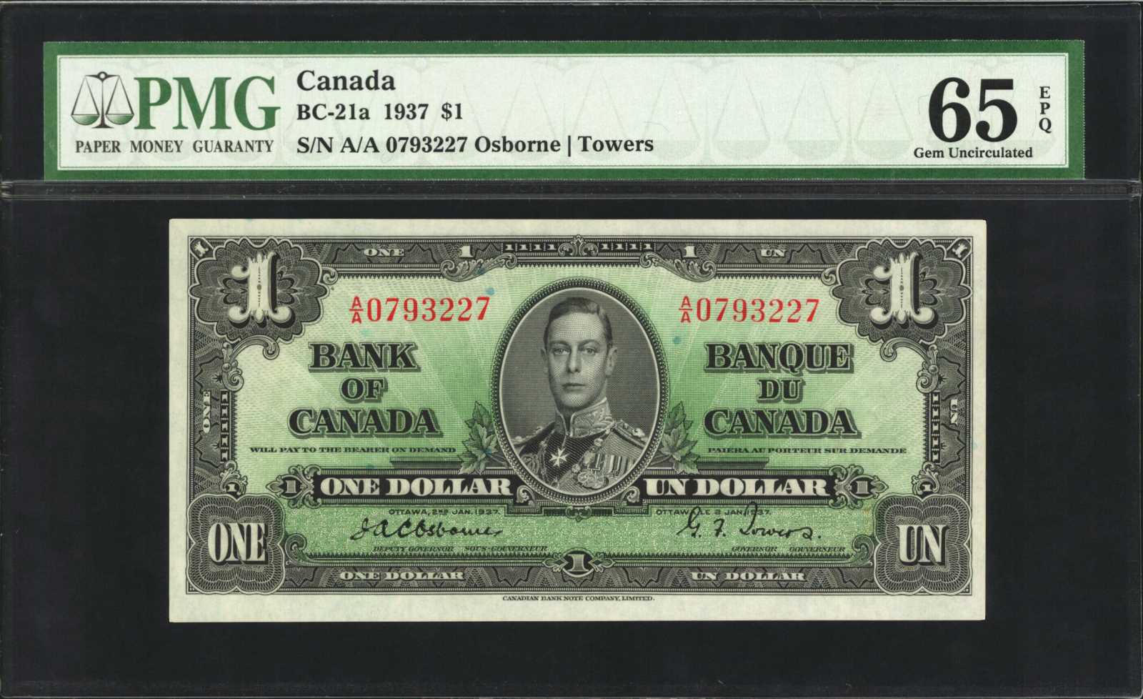 image for: Canada  1 dollar (B321a)