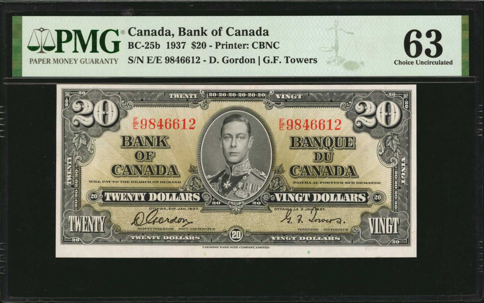 image for: Canada  20 dollars (B325c)
