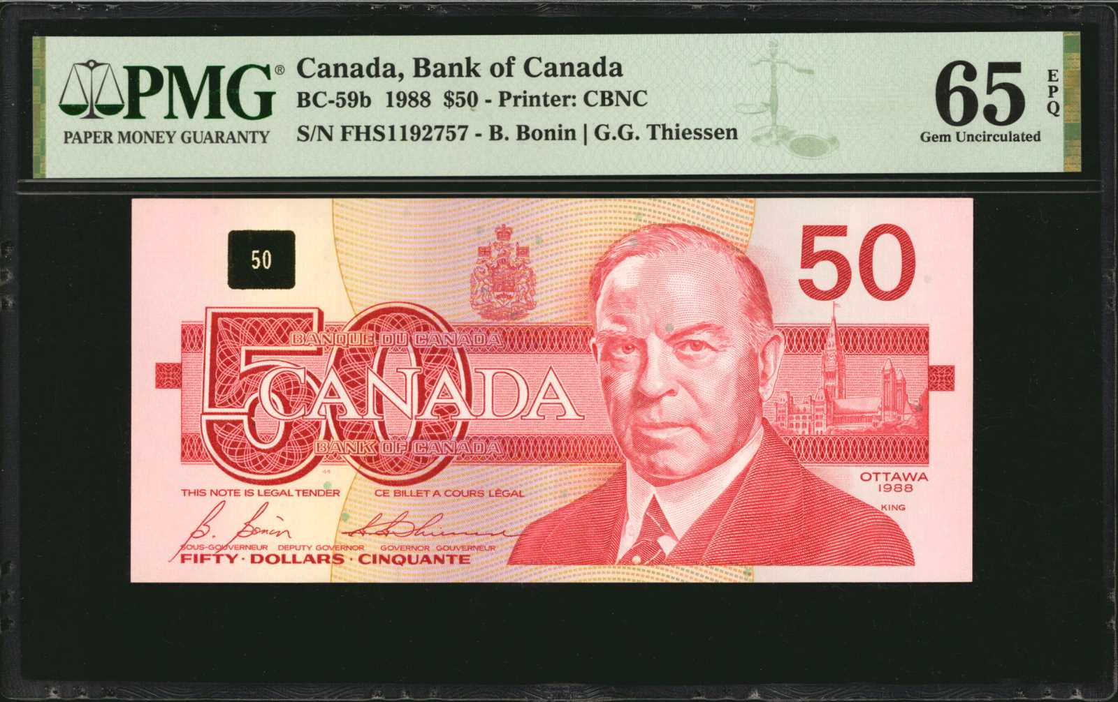 image for: Canada  100 dollars (B362as)