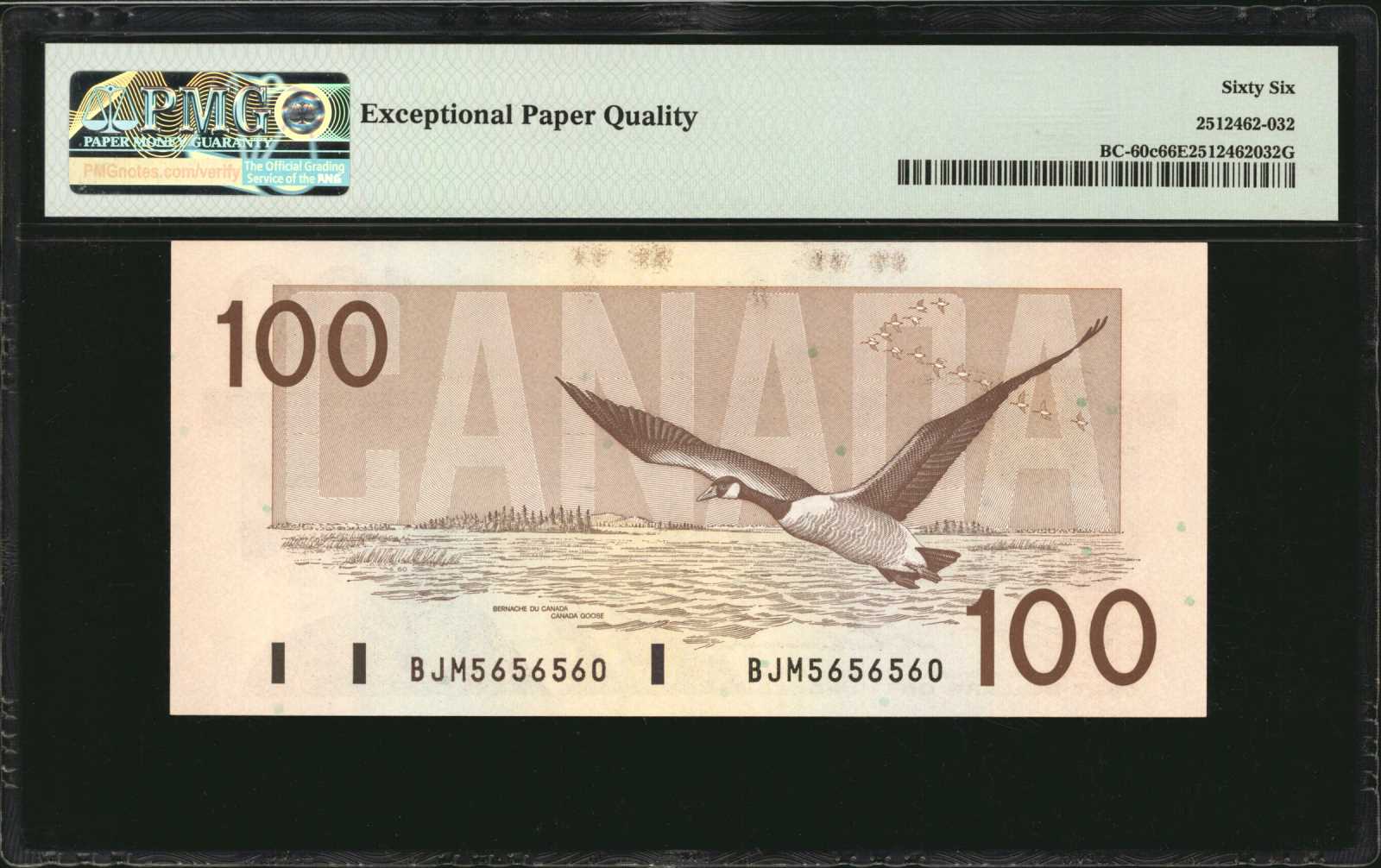 image for: Canada  100 dollars (B362as)