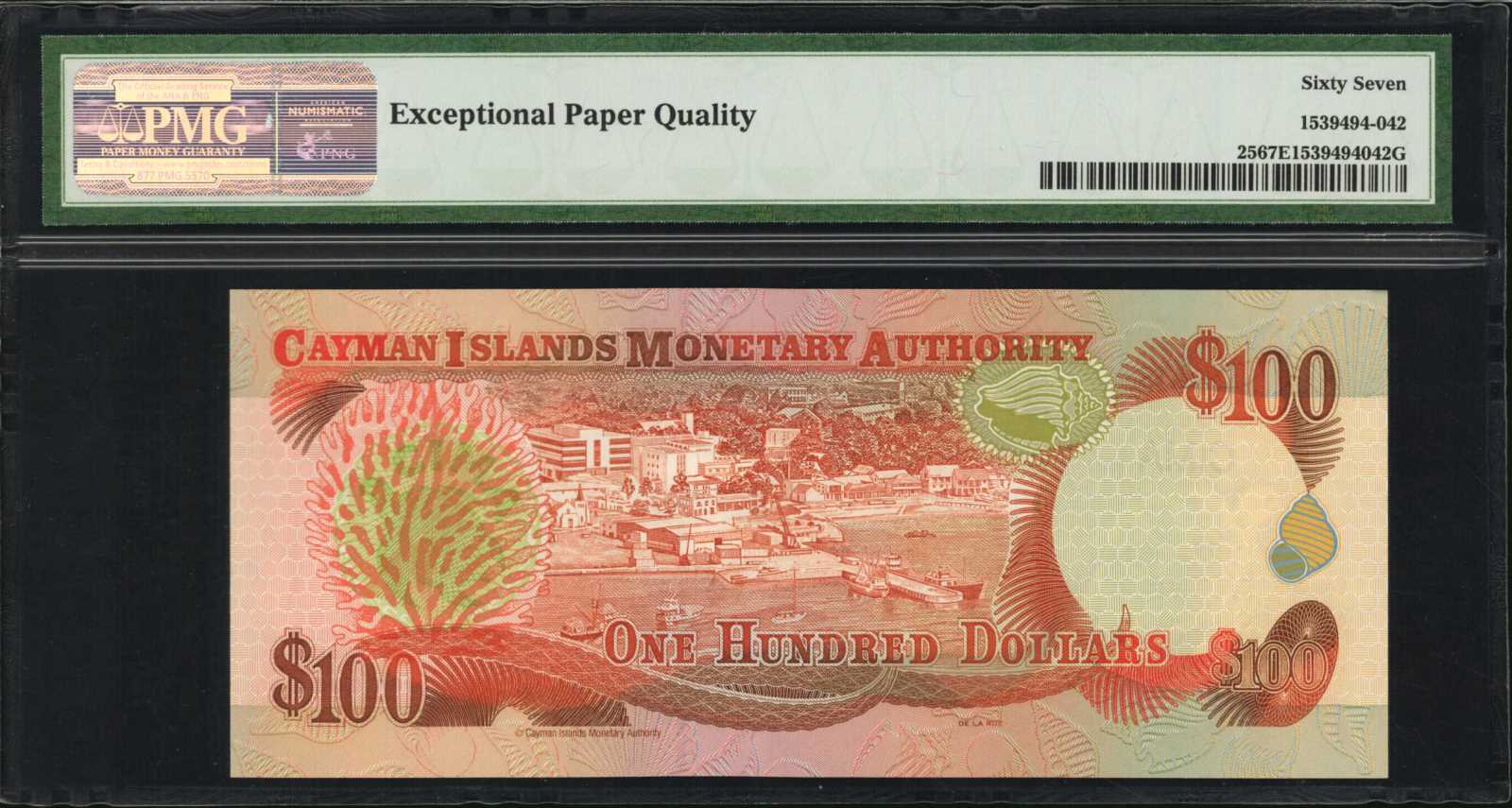 image for: Cayman Islands  100 dollars (B205as)