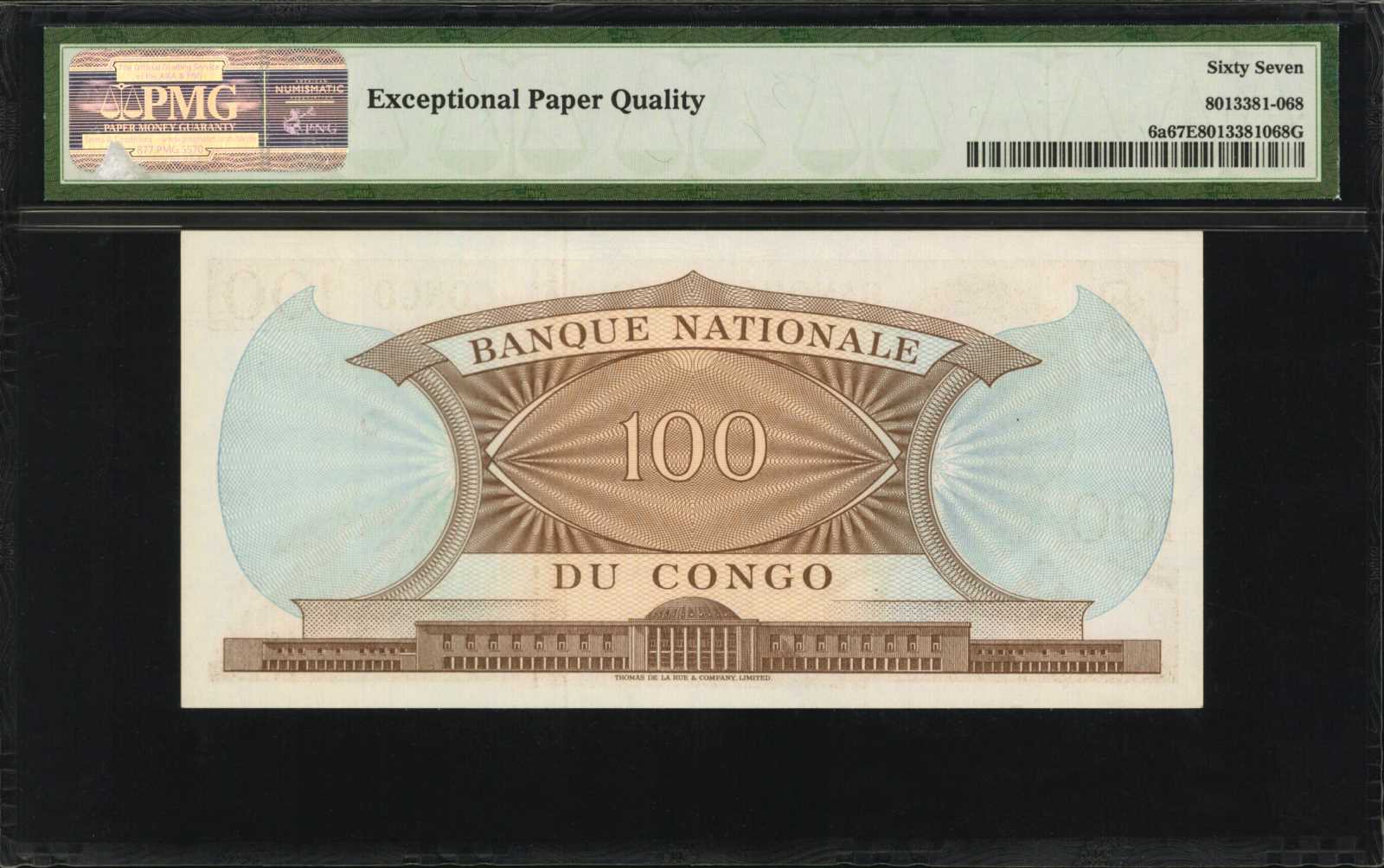 image for: Congo Democratic Republic  100 francs(B203f)