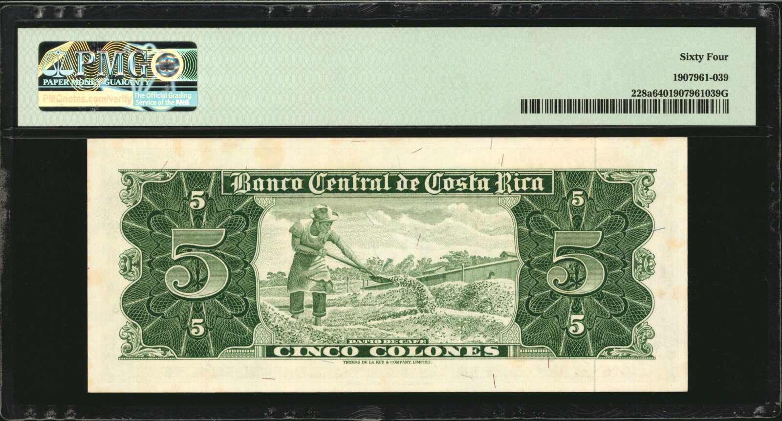 image for: Costa Rica  5 colones(B508e)