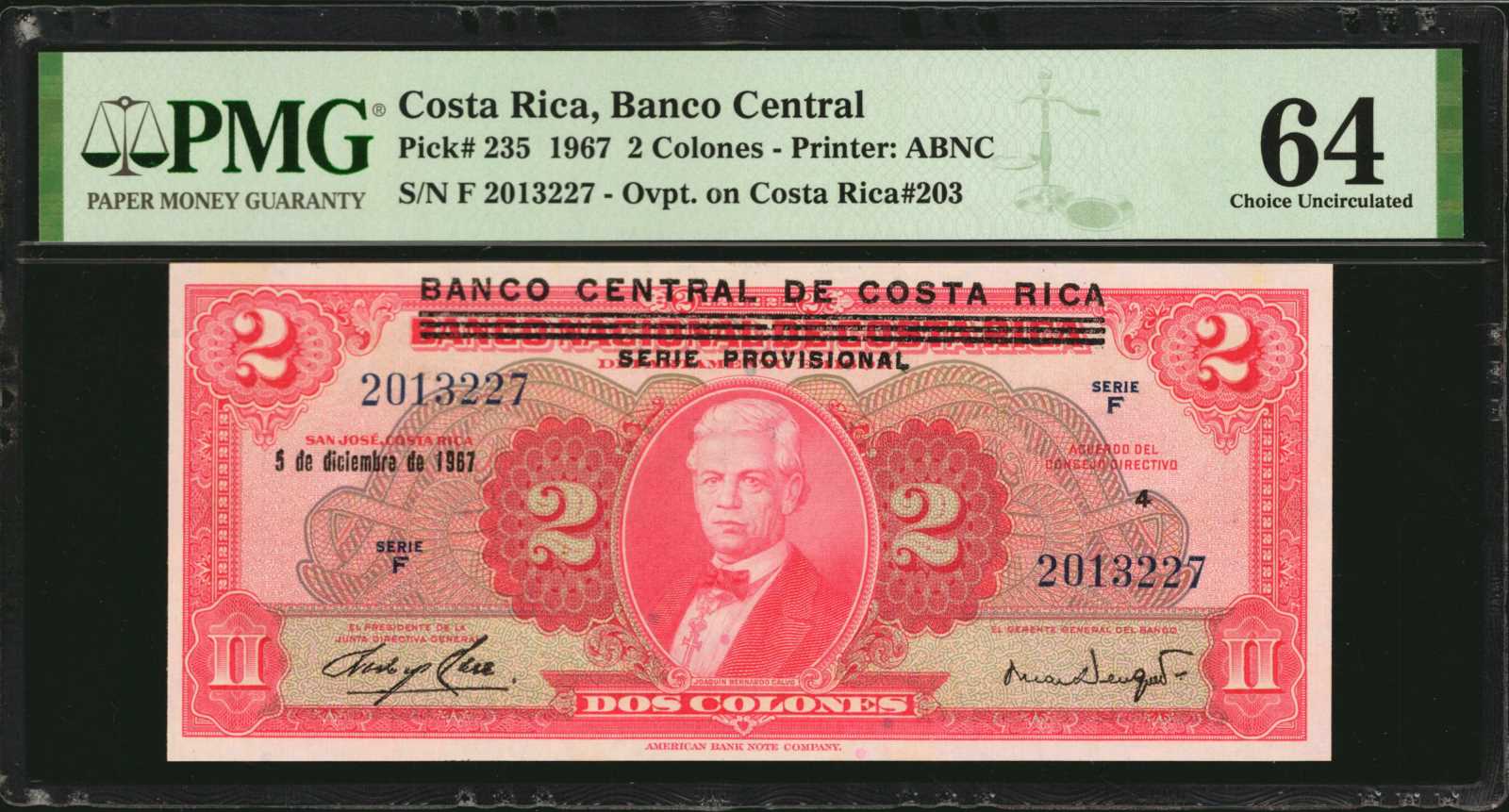 image for: Costa Rica  2 colones(B521a)