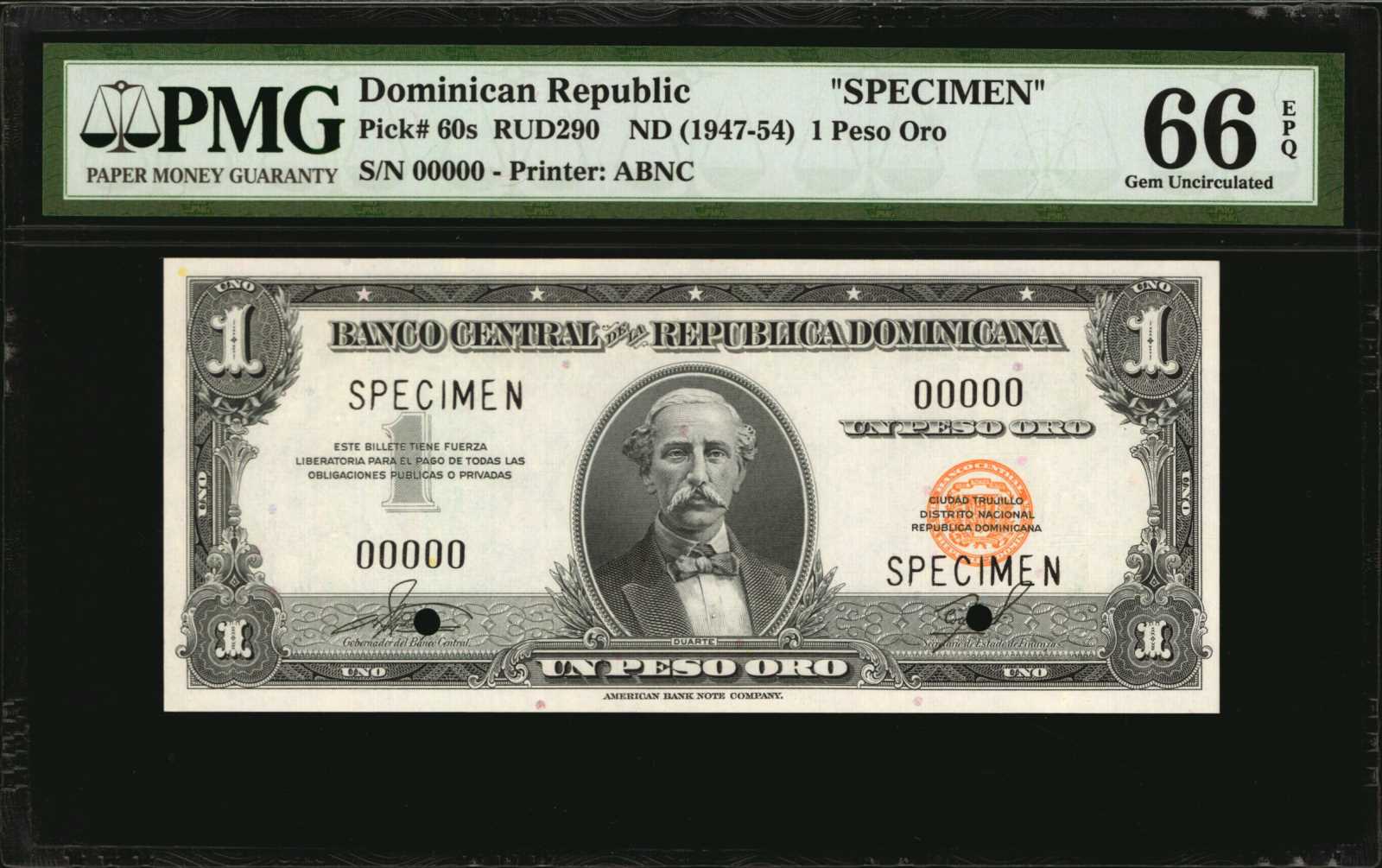 image for: Dominican Republic  1 peso oro (B601b)