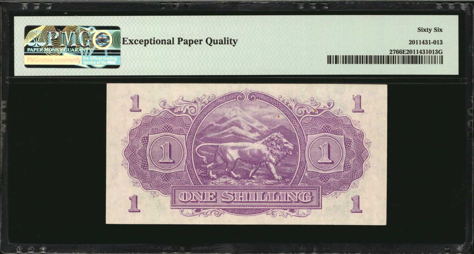 image for: East Africa  1 shilling (B216as)