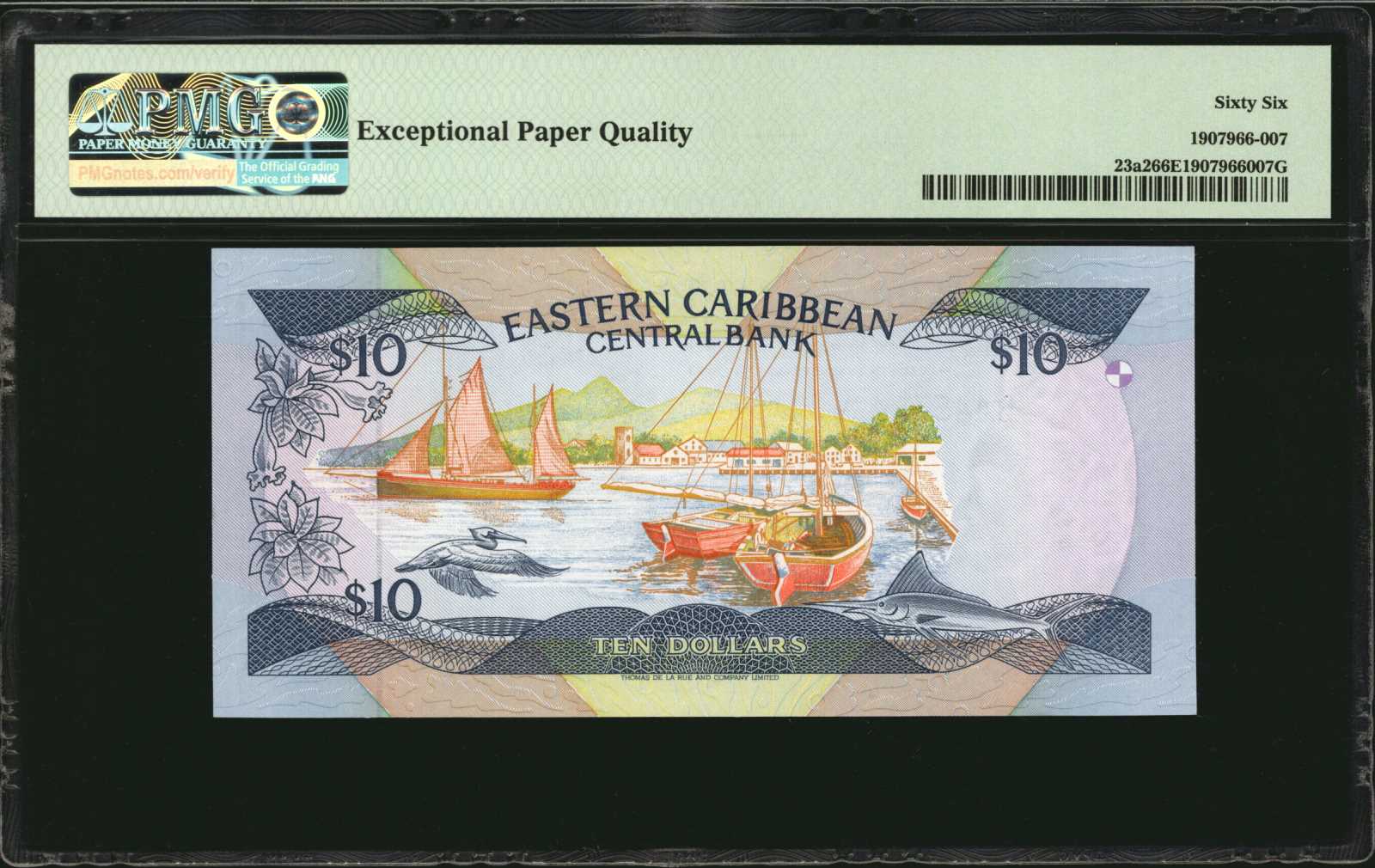 image for: East Caribbean States  10 dollars (B207a2)