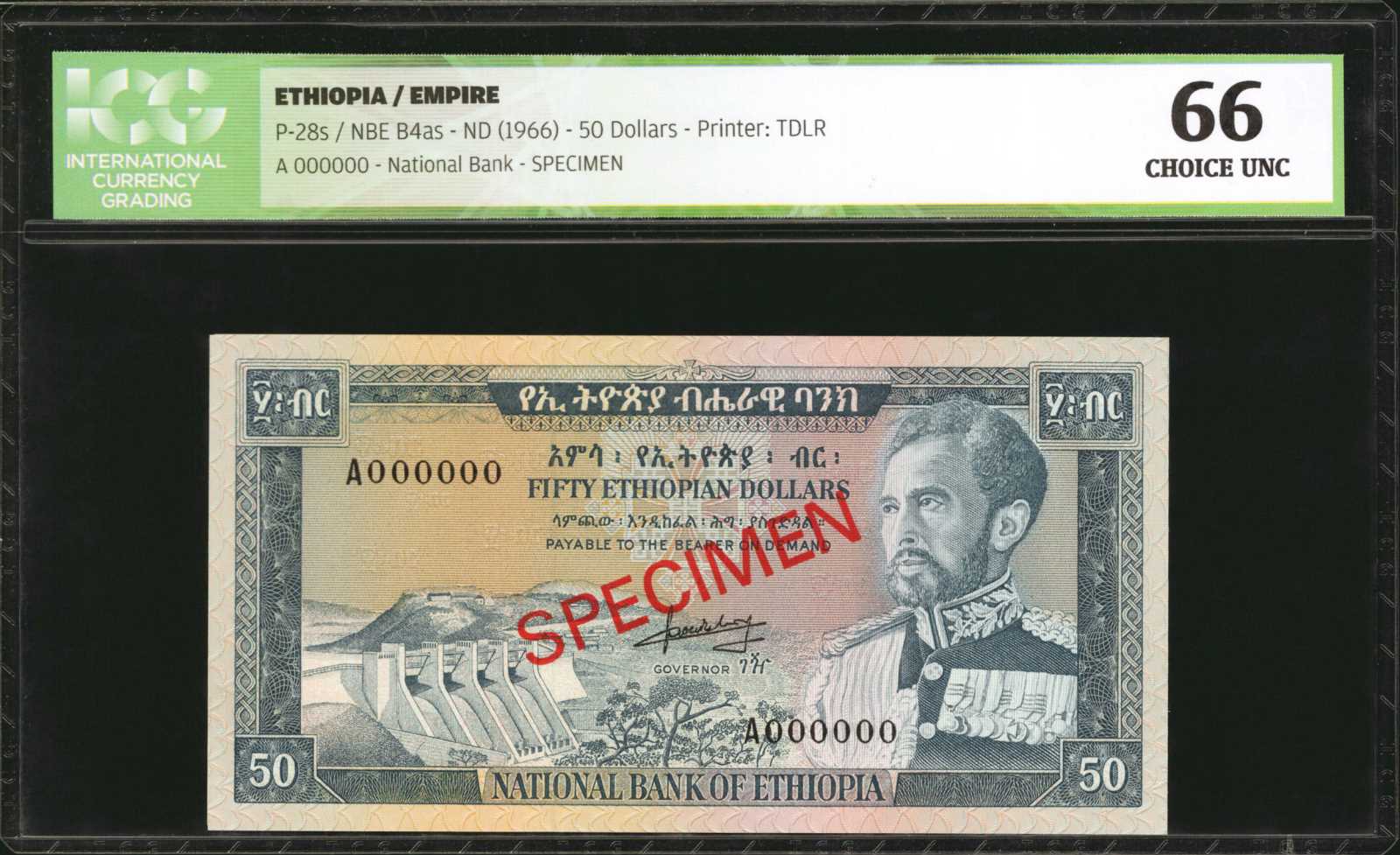 image for: Ethiopia  50 Ethiopian dollars(B304as3)