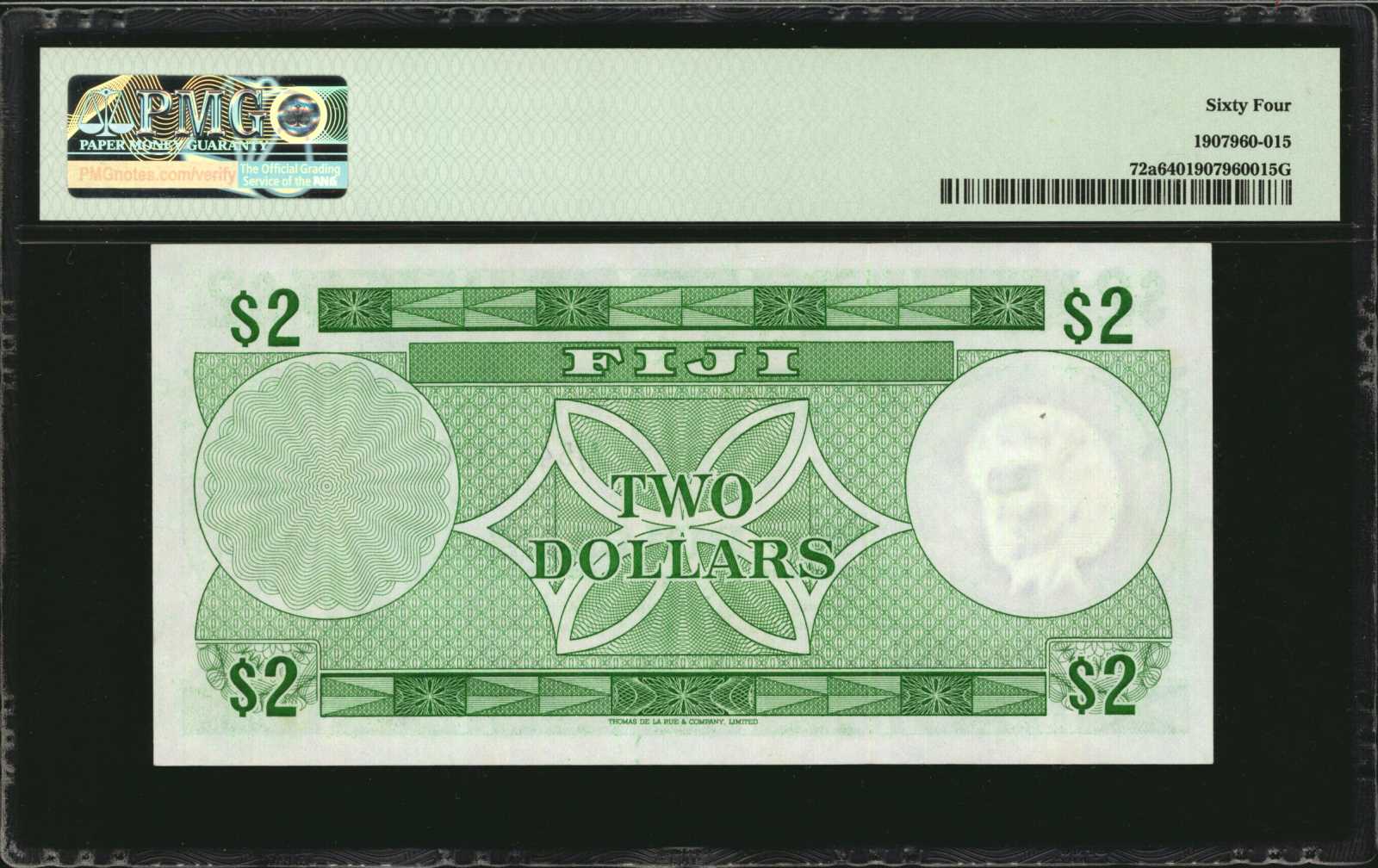 image for: Fiji  2 dollars (B403cs1)