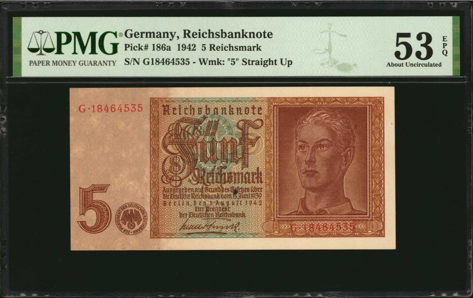 image for: Germany  5 reichsmark (B323a)