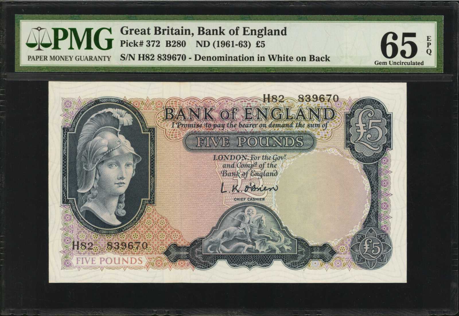 image for: United Kingdom  5 pounds (B178b)