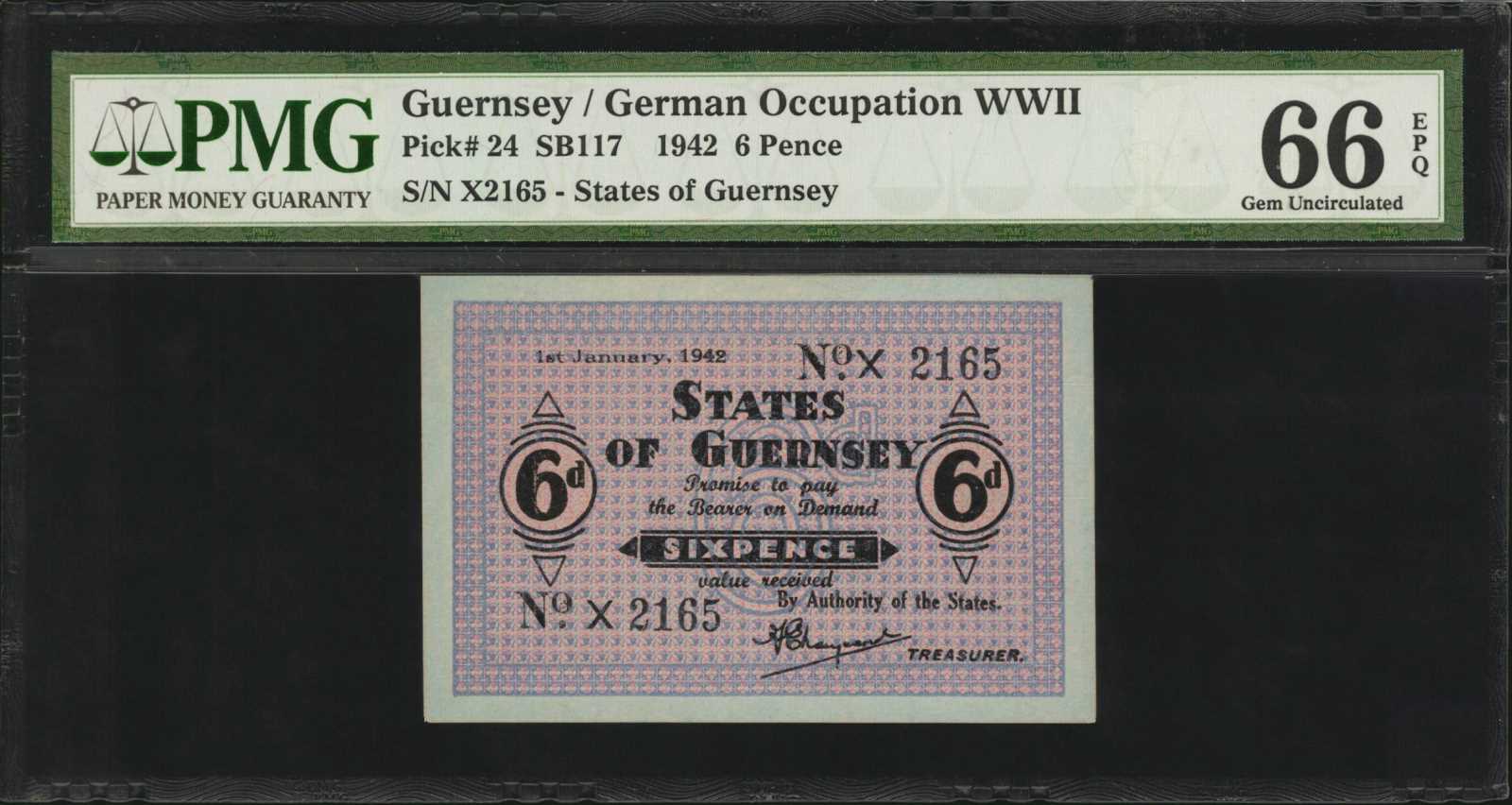 image for: Guernsey  6 pence(B134b)