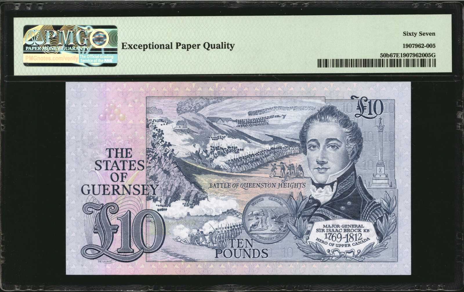image for: Guernsey  10 pounds (B155a)