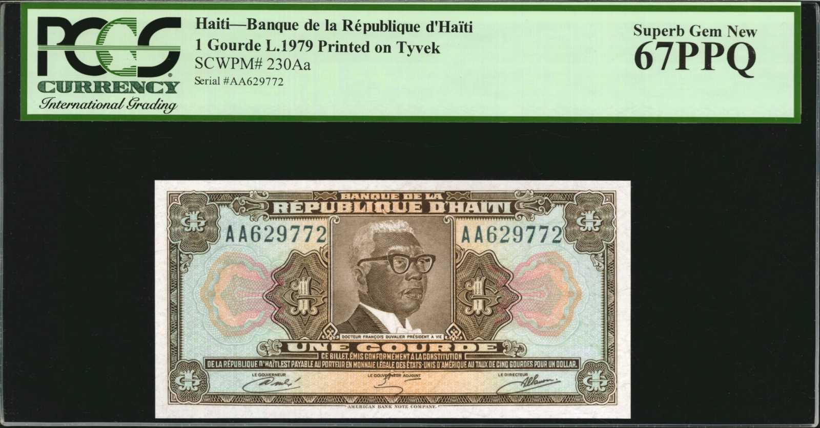 image for: Haiti  1 gourde (B802as)