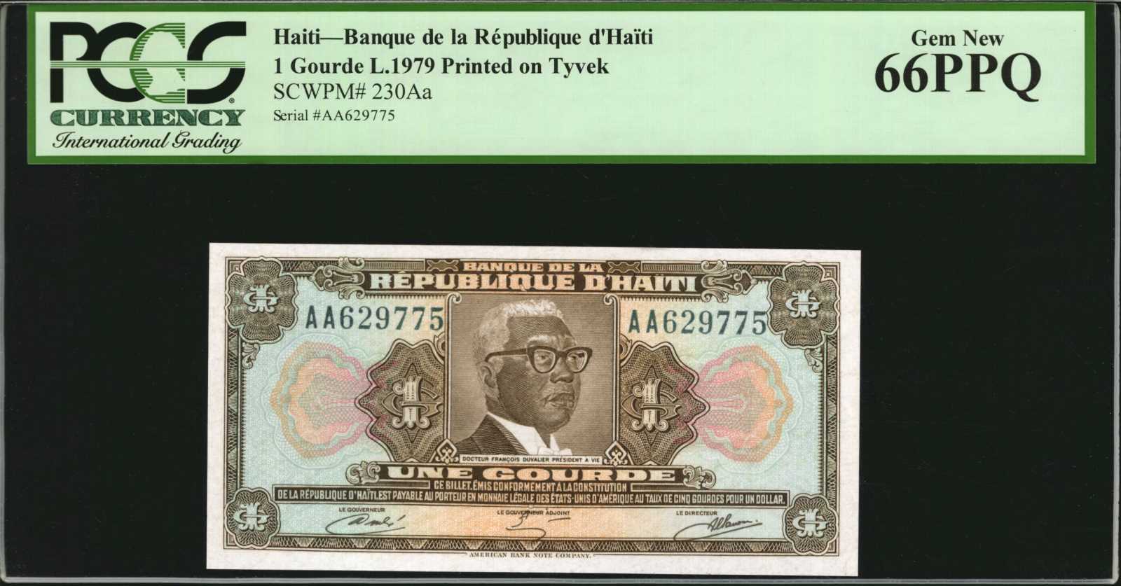 image for: Haiti  1 gourde (B802as)