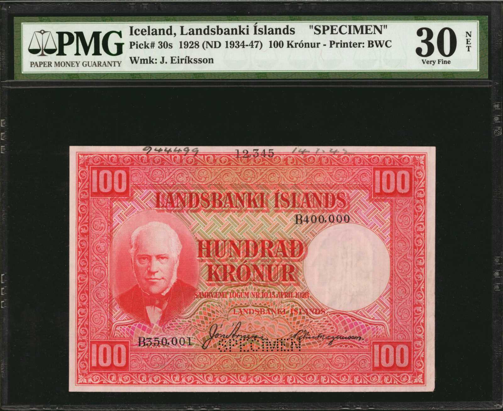 image for: Iceland  100 kr?nur (B608e1)