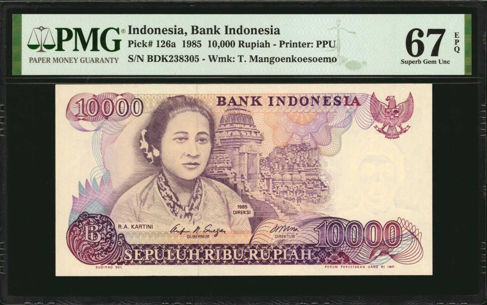 image for: Indonesia  20,000 rupiah (B590es)