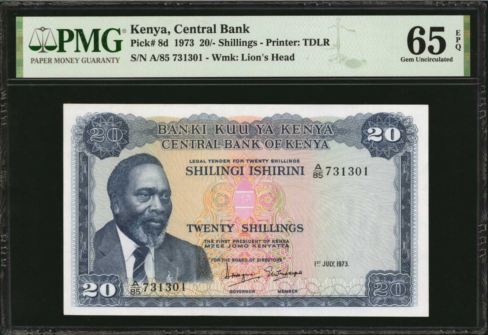 image for: Kenya  20 shillings (B108p)