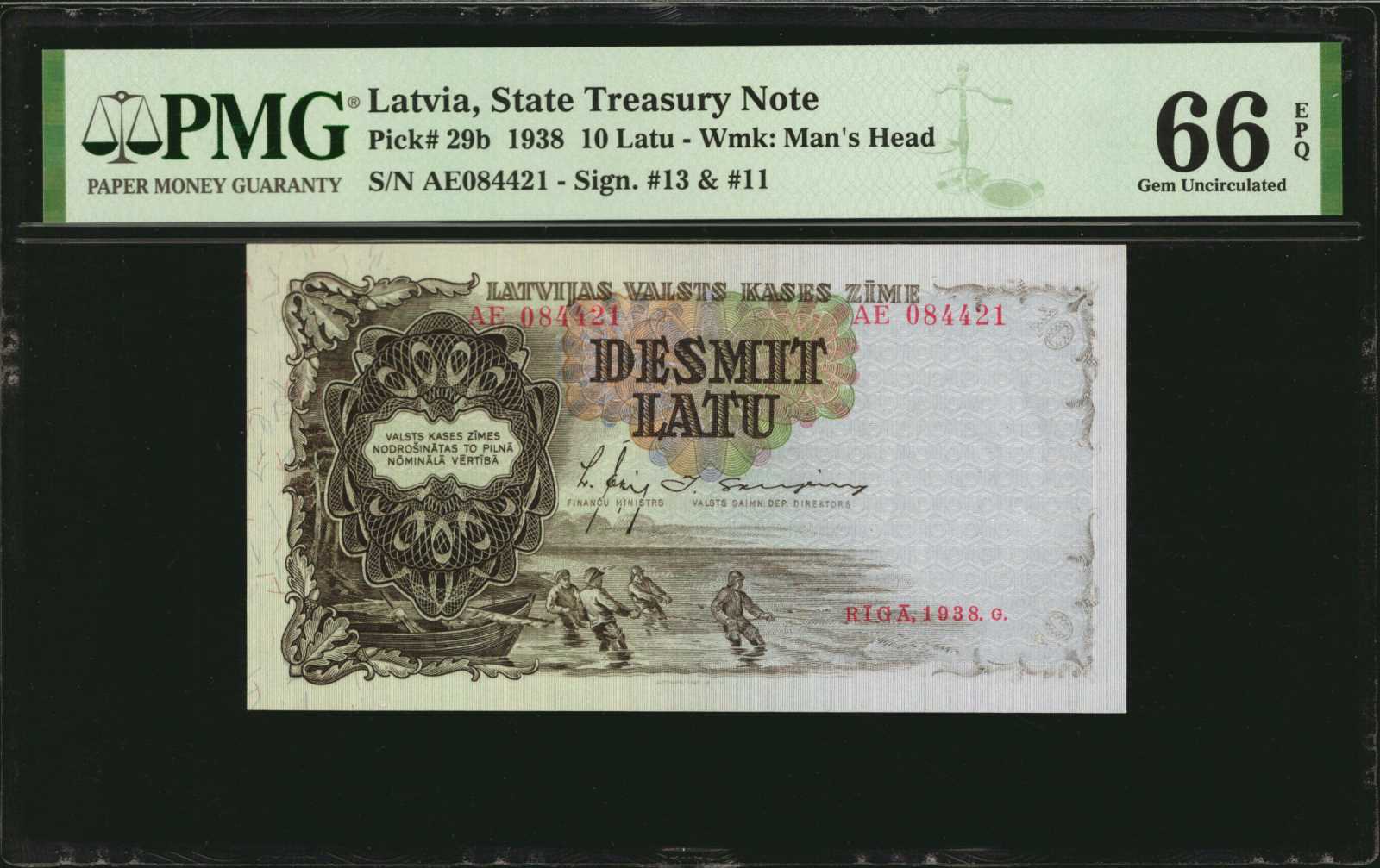 image for: Latvia  10 latu (B118c)