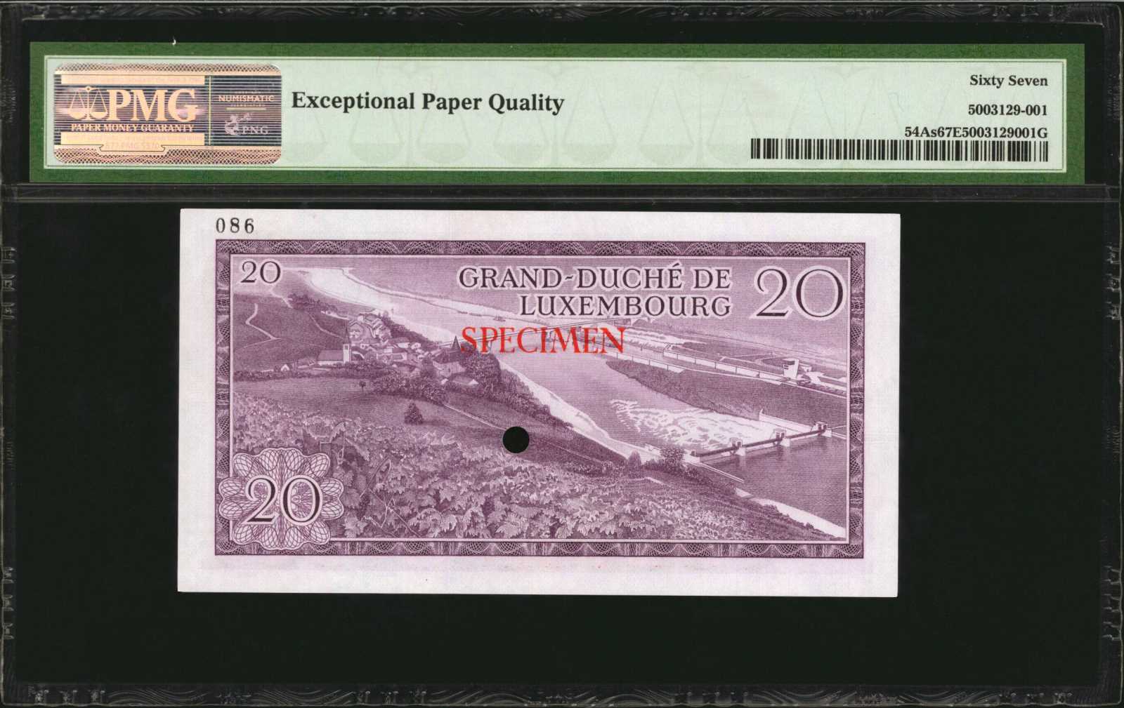 image for: Luxembourg  20 francs (B339ap)