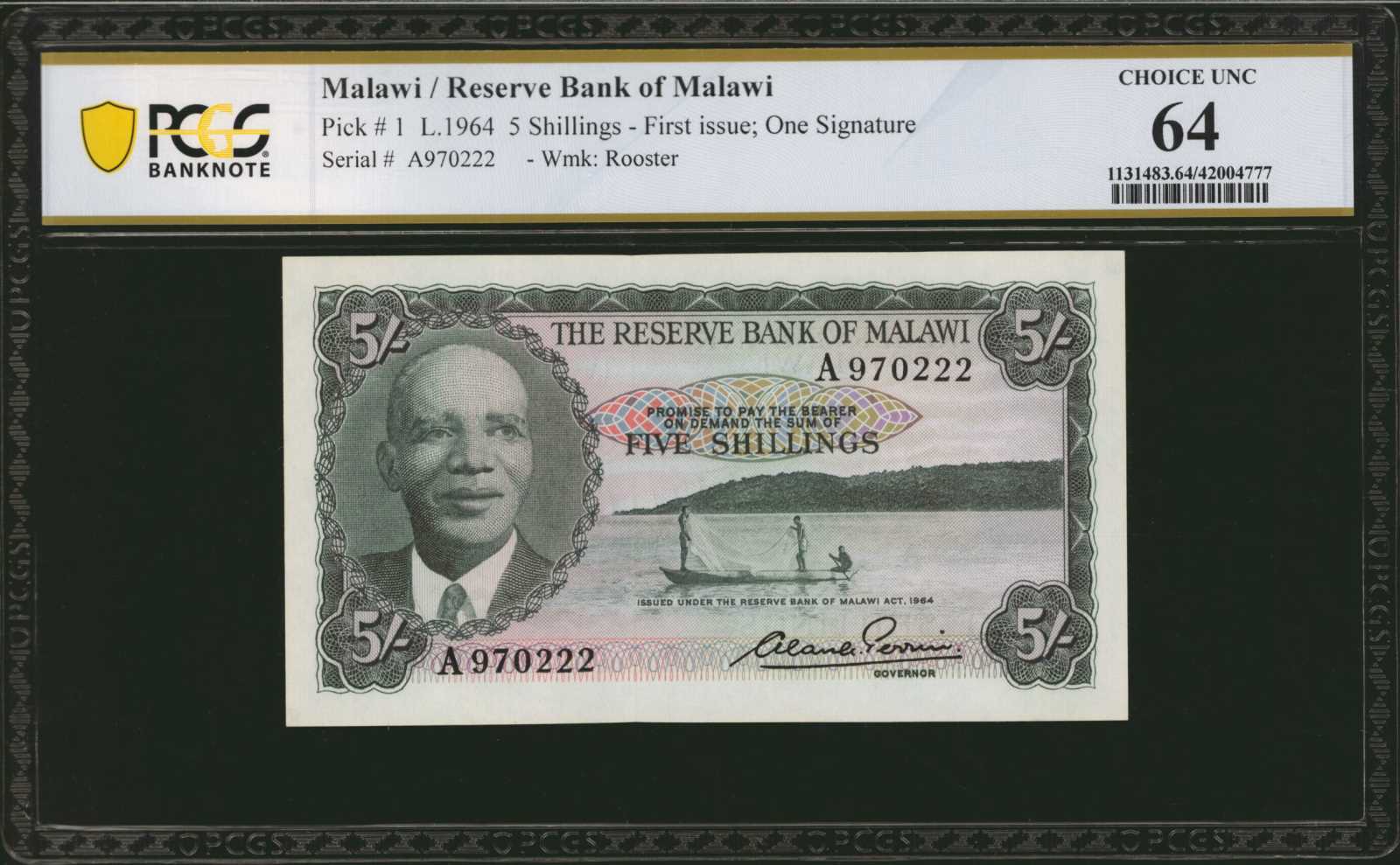 image for: Malawi  5 shillings(B101as)