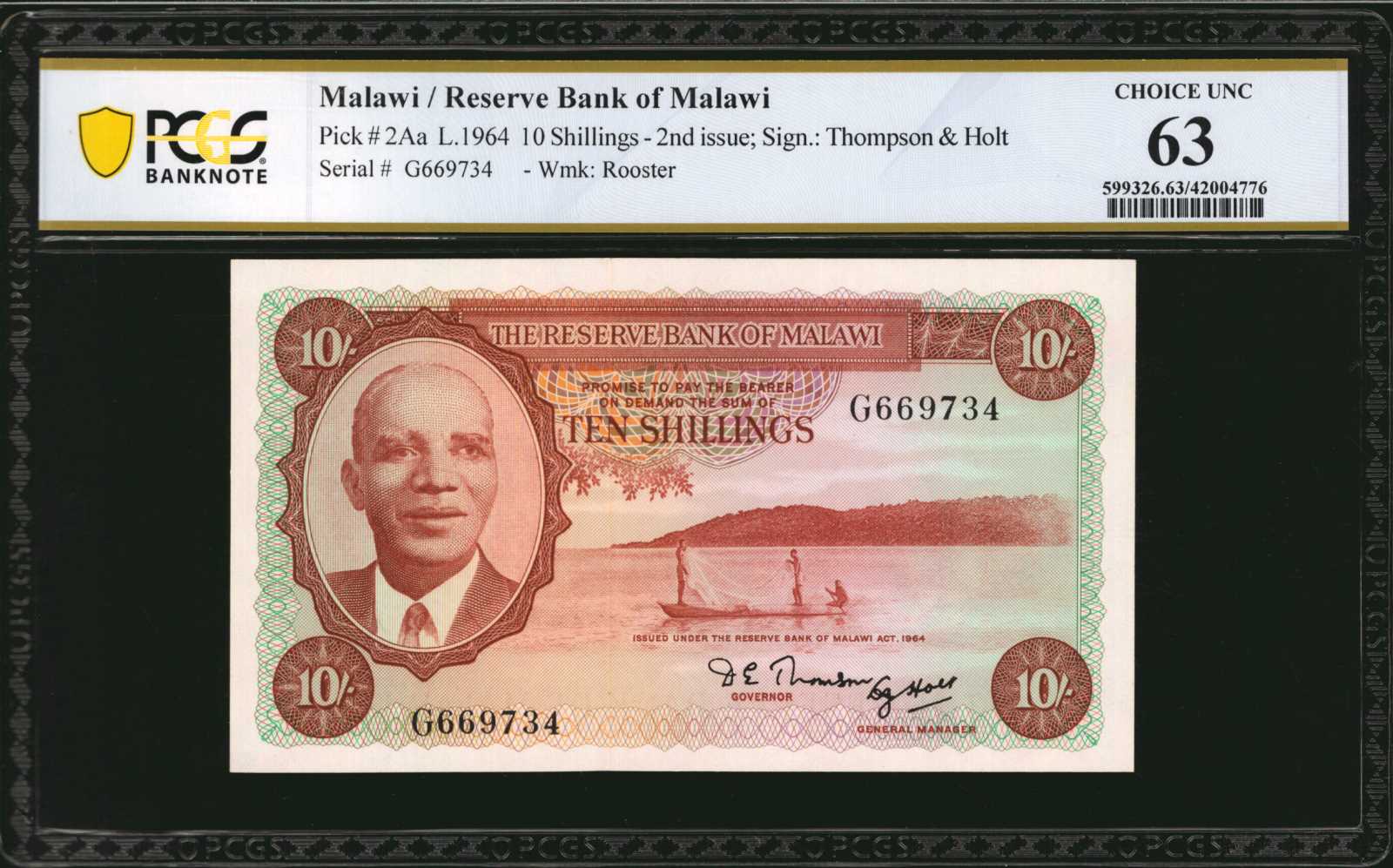 image for: Malawi  10 shillings(B102bs)