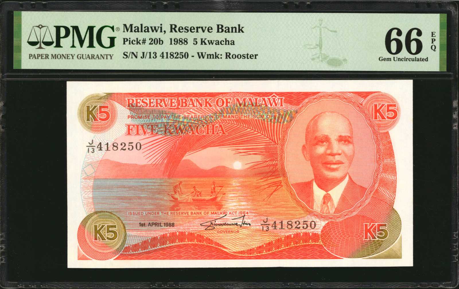 image for: Malawi  5 kwacha (B120z)