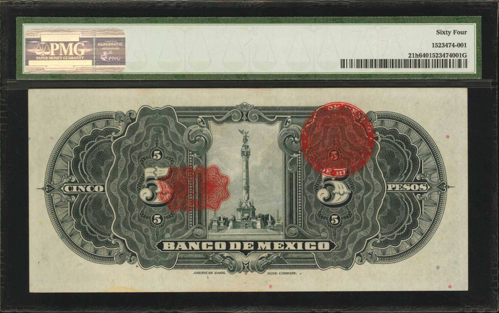 image for: Mexico  5 pesos(B601f)