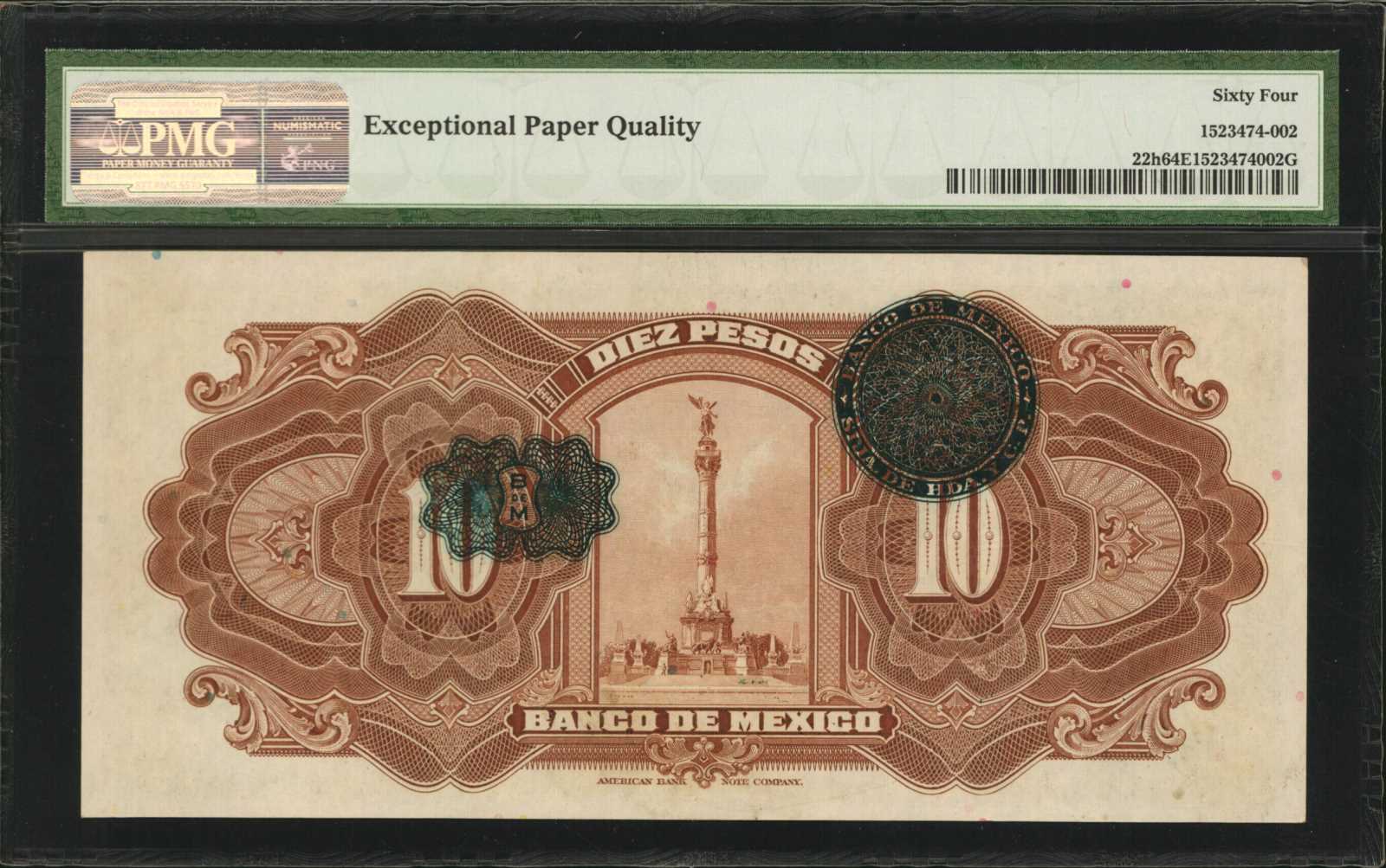 image for: Mexico  10 pesos(B602a)