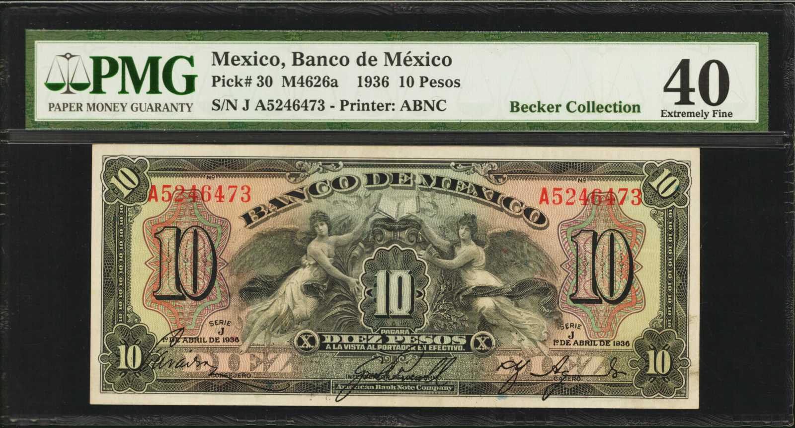 image for: Mexico  10 pesos(B609a)