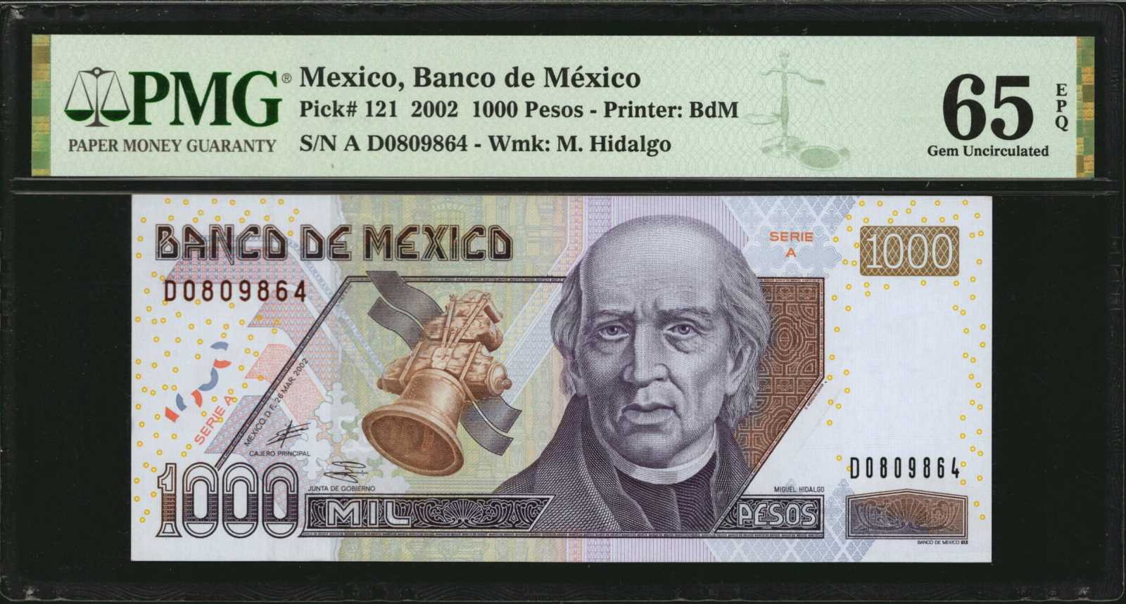image for: Mexico  1,000 pesos (B703a)