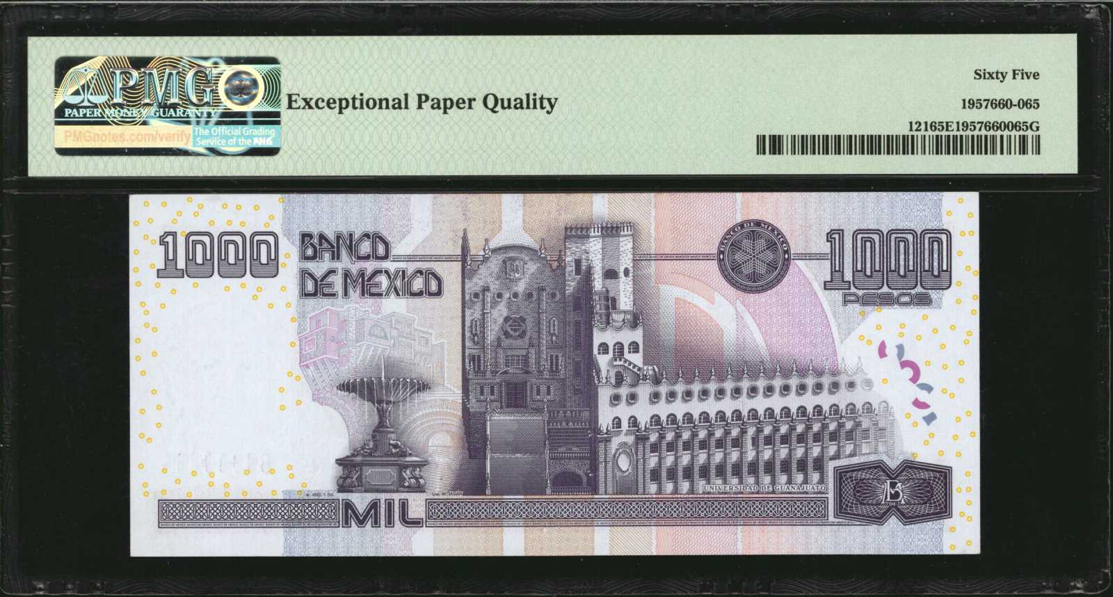 image for: Mexico  1,000 pesos (B703a)