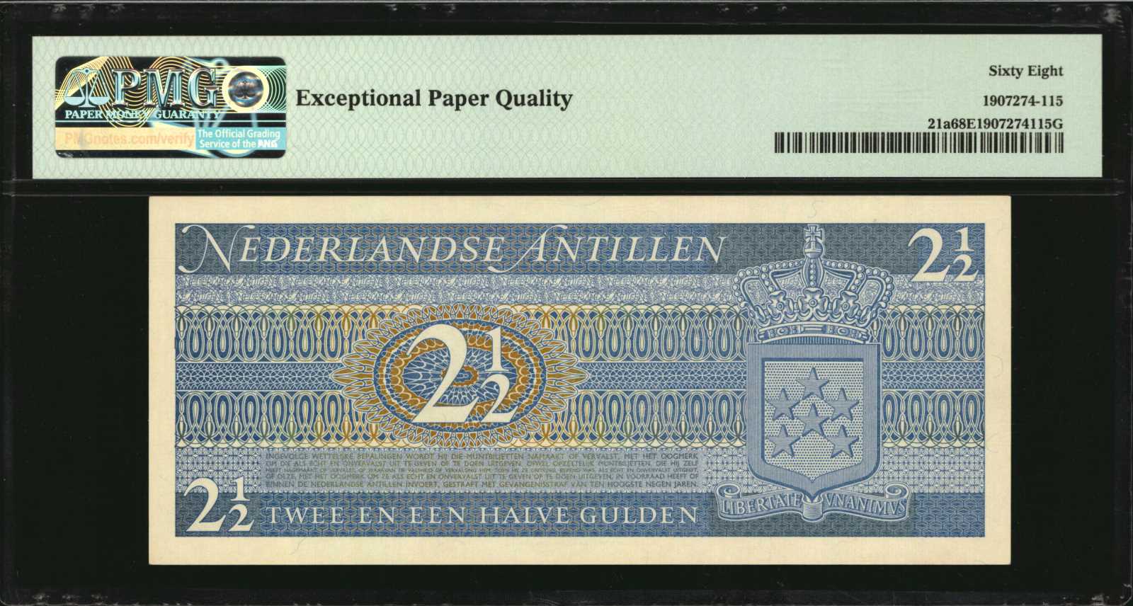 image for: Netherlands Antilles  5 gulden (guilders) (B214bs)