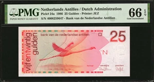 image for: Netherlands Antilles 25 gulden (guilders) (B221b)
