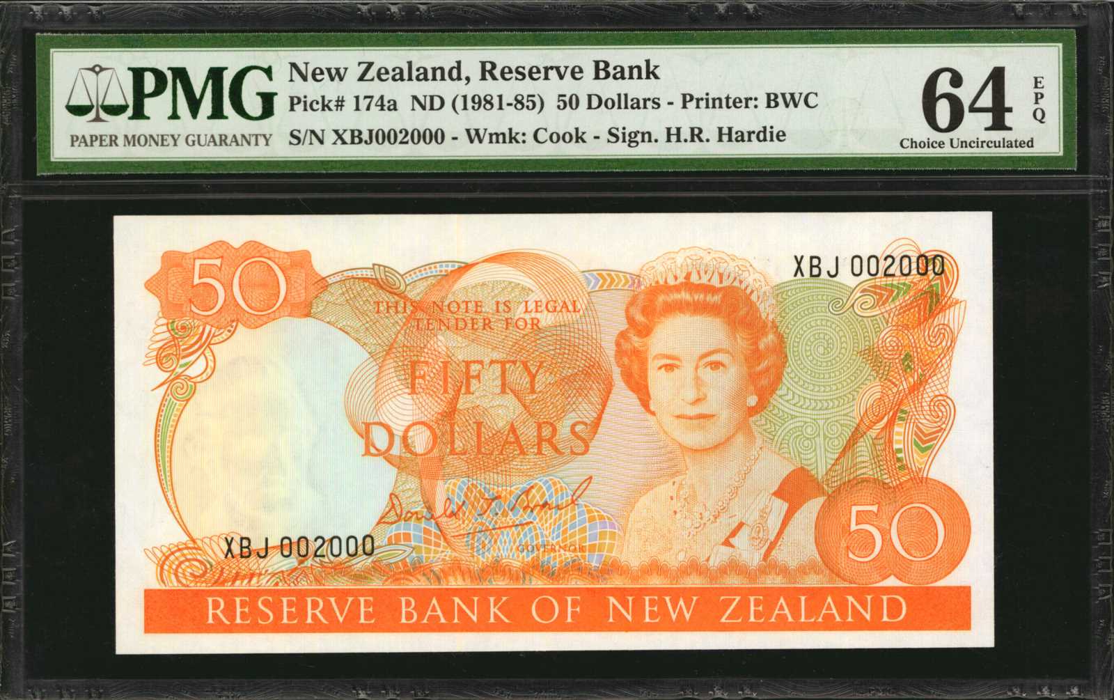 image for: New Zealand  50 dollars (B121ap)